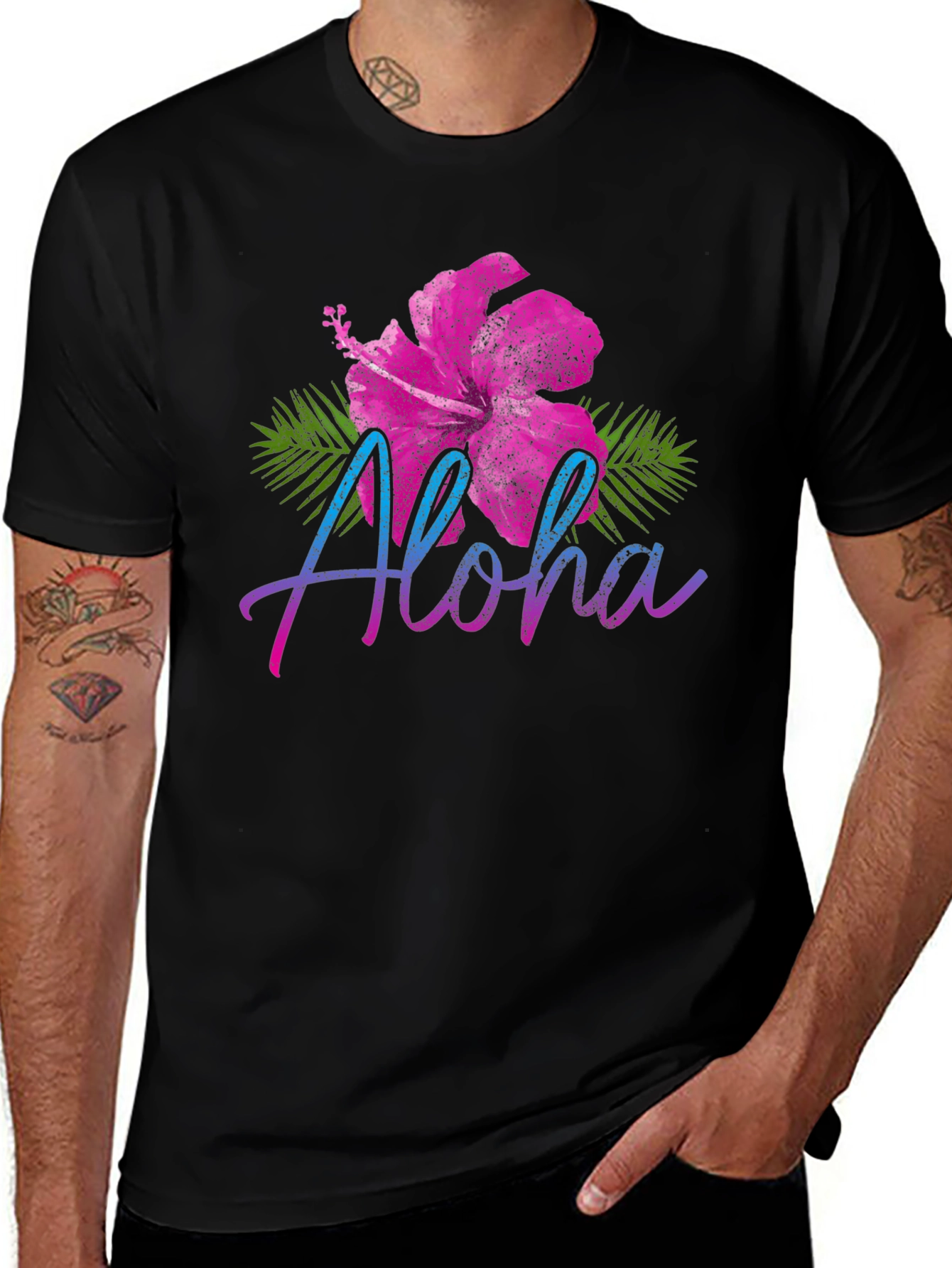 Aloha Hibiscus T-Shirt: Tropical Vibe