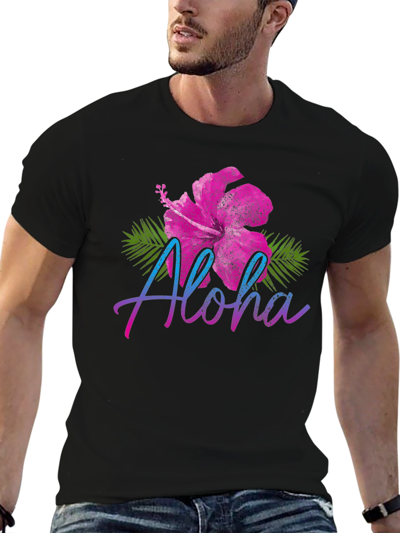 Aloha Hibiscus T-Shirt: Tropical Vibe