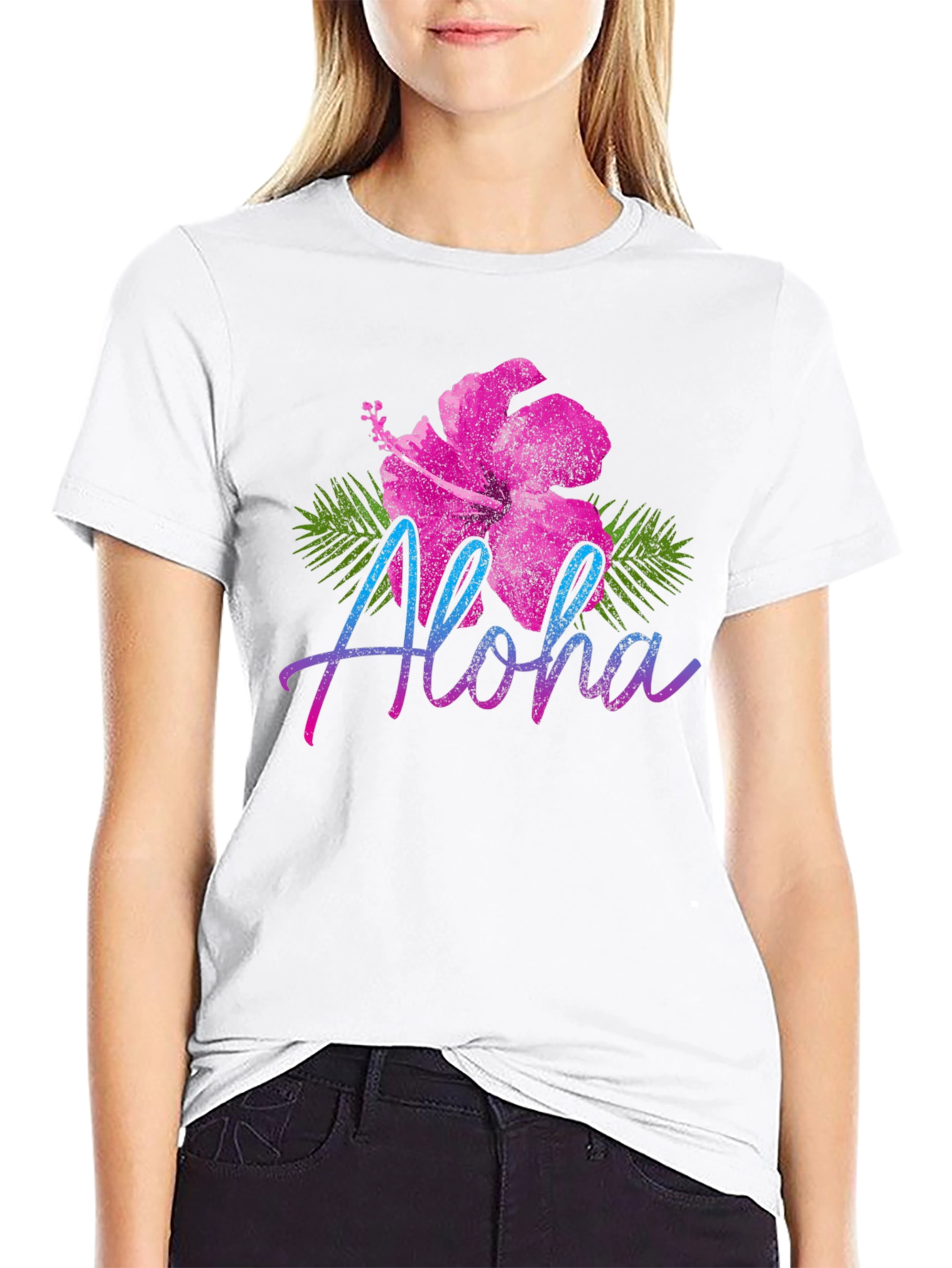 Aloha Hibiscus T-Shirt: Tropical Vibe