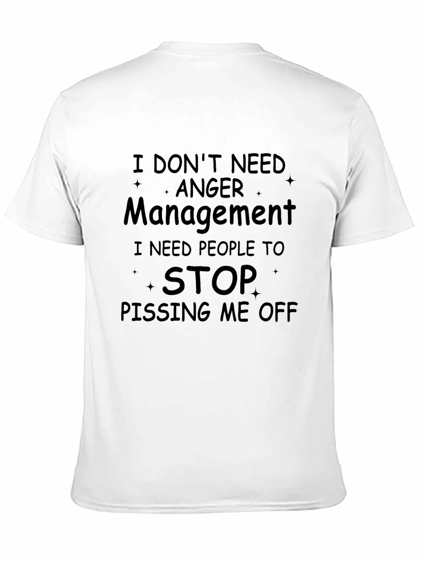 Anger Management Graphic Tee - Sarcastic Humor