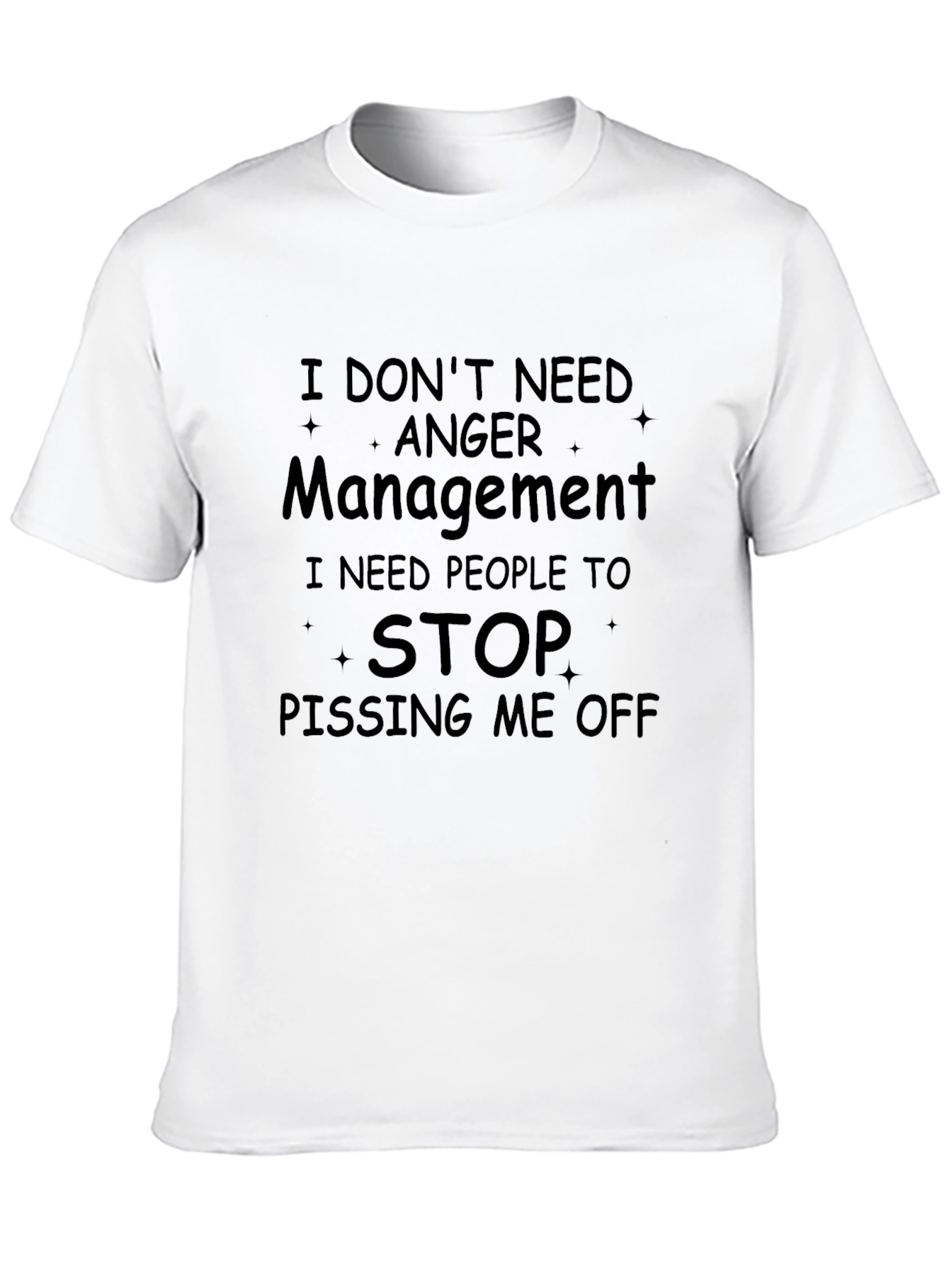 Anger Management Graphic Tee - Sarcastic Humor