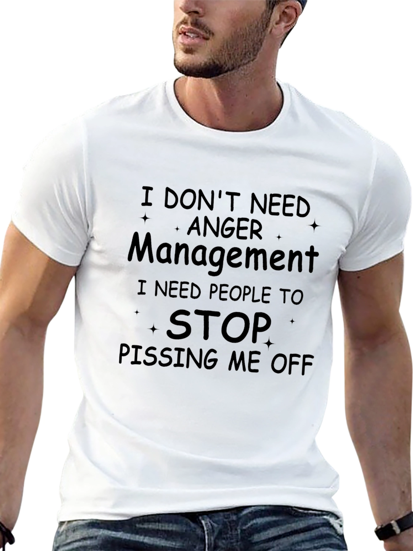 Anger Management Graphic Tee - Sarcastic Humor