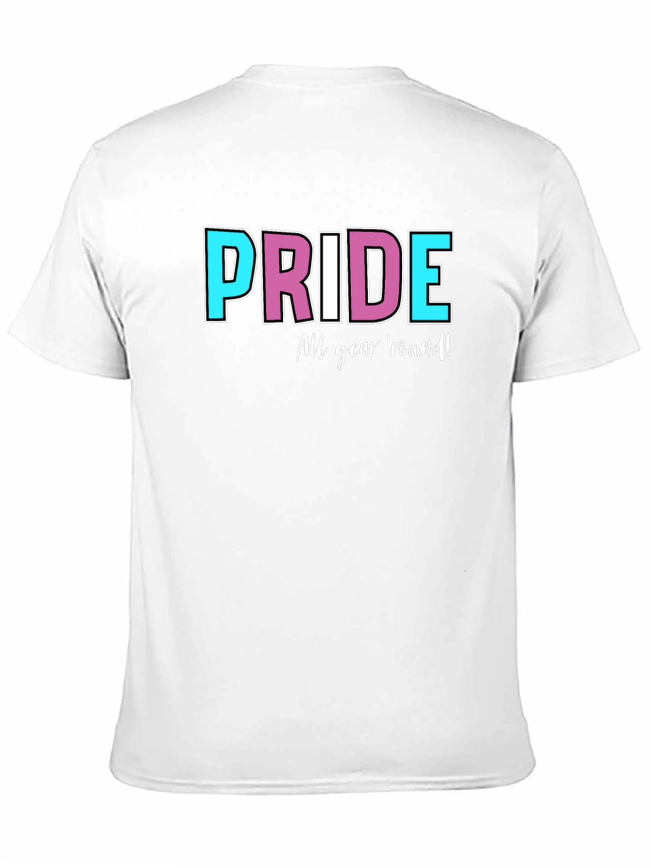 Pride All Year Round Black T-Shirt
