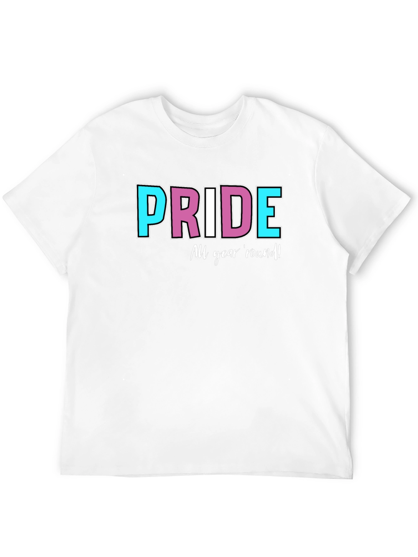 Pride All Year Round Black T-Shirt