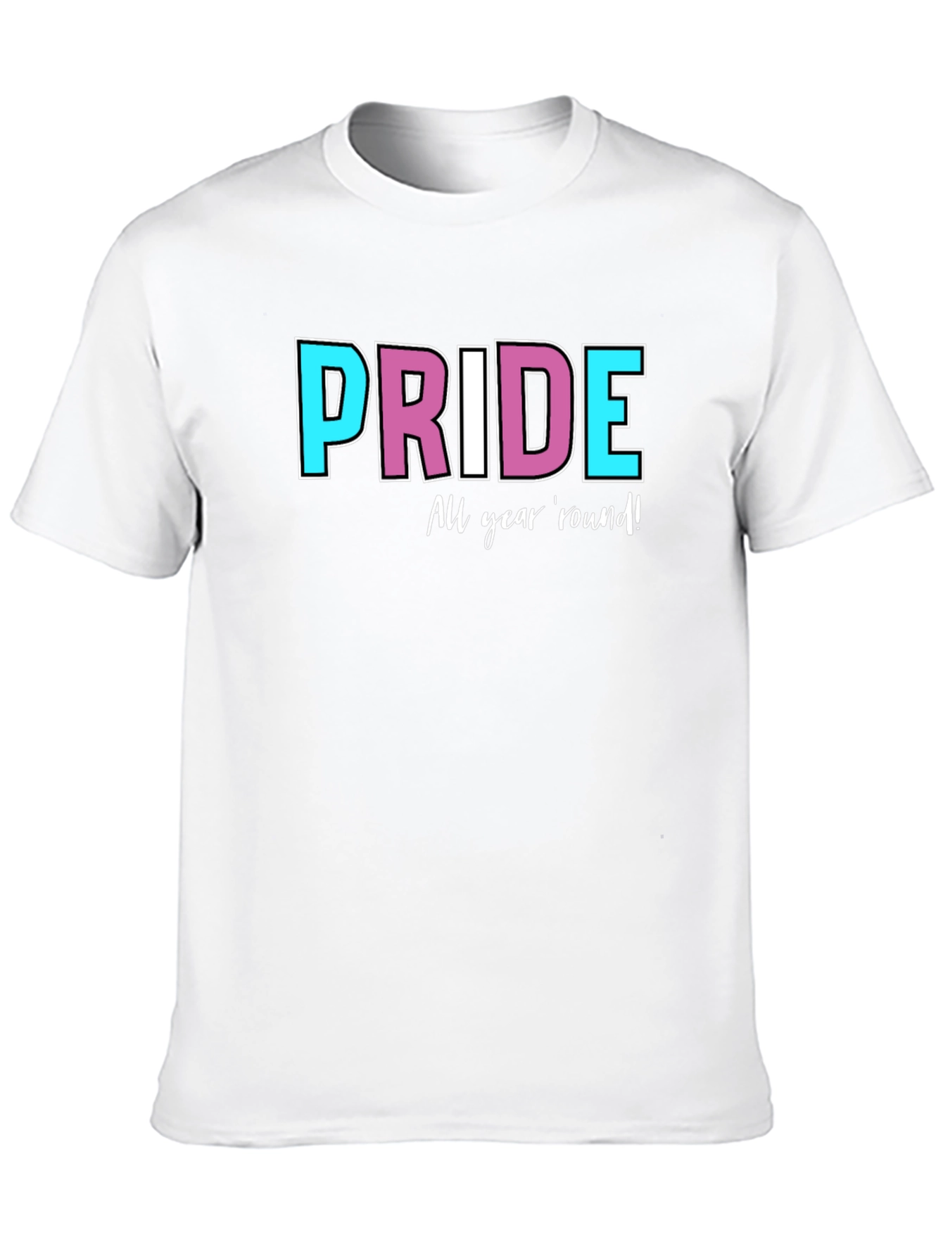 Pride All Year Round Black T-Shirt