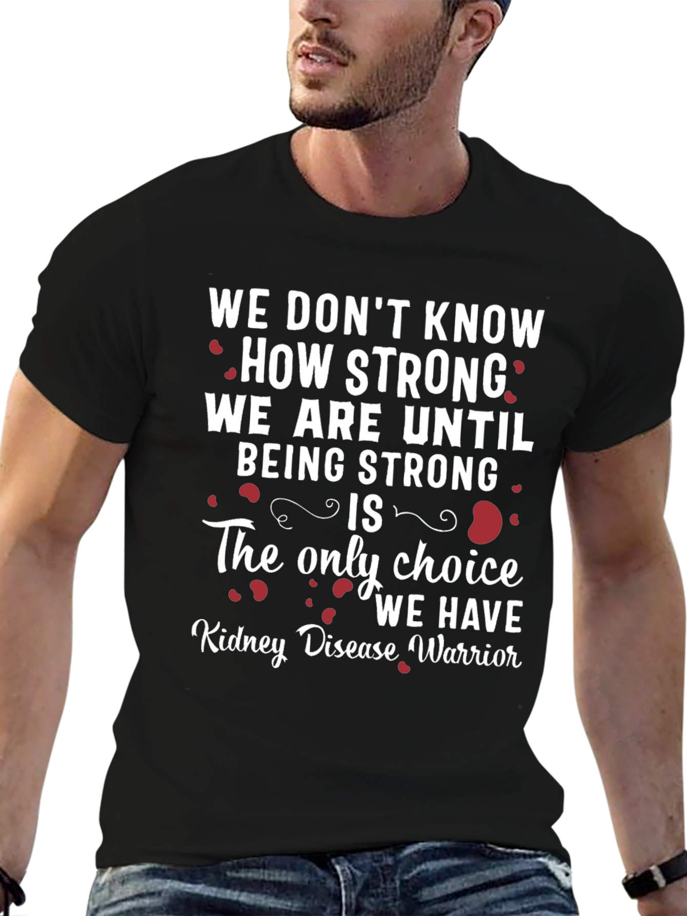Kidney Disease Warrior Graphic T-Shirt
