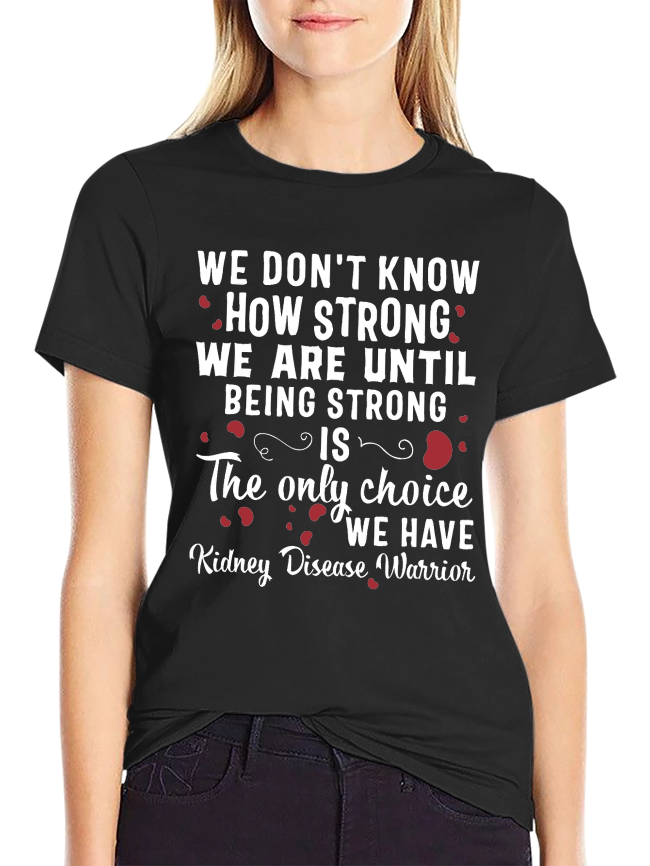 Kidney Disease Warrior Graphic T-Shirt