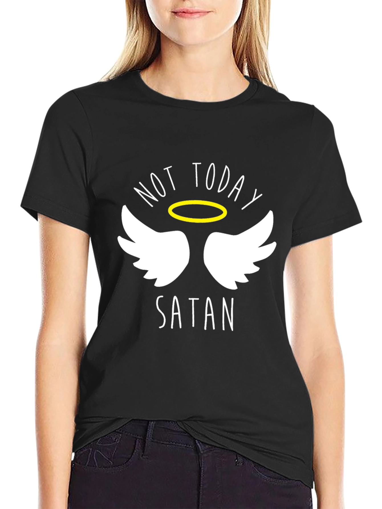 Not Today Satan Graphic Tee