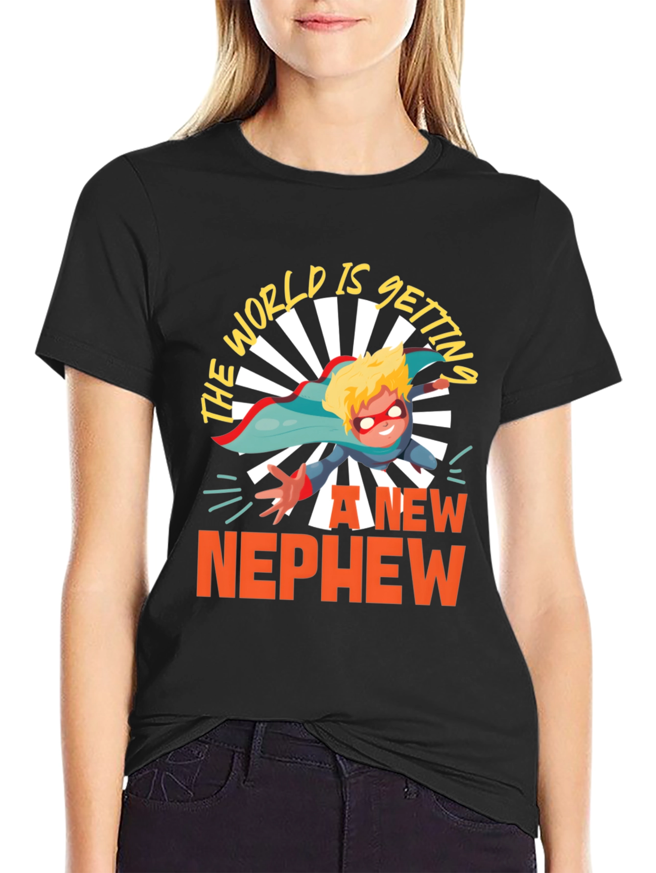 New Nephew T-Shirt Superhero Gift