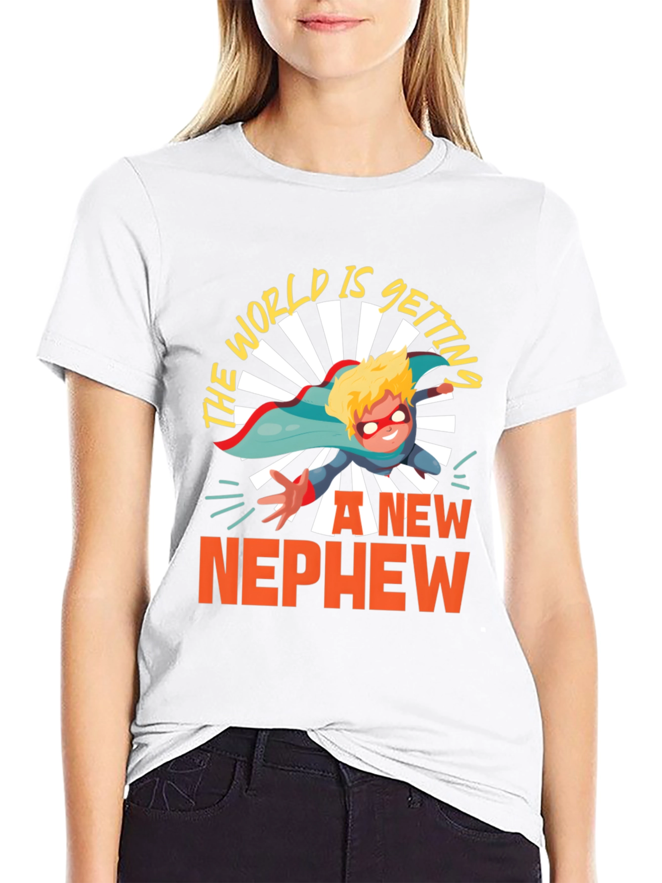 New Nephew T-Shirt Superhero Gift