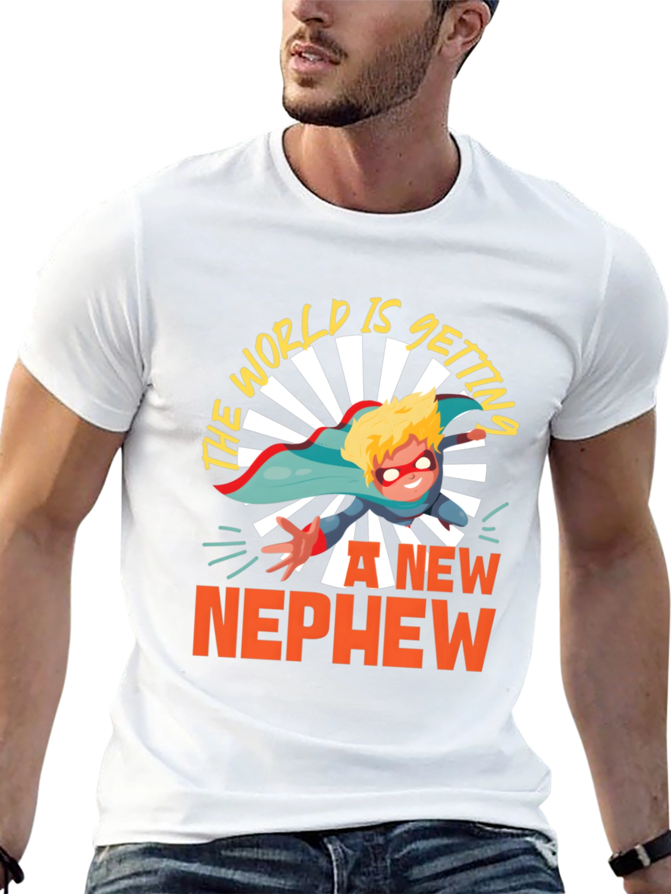 New Nephew T-Shirt Superhero Gift
