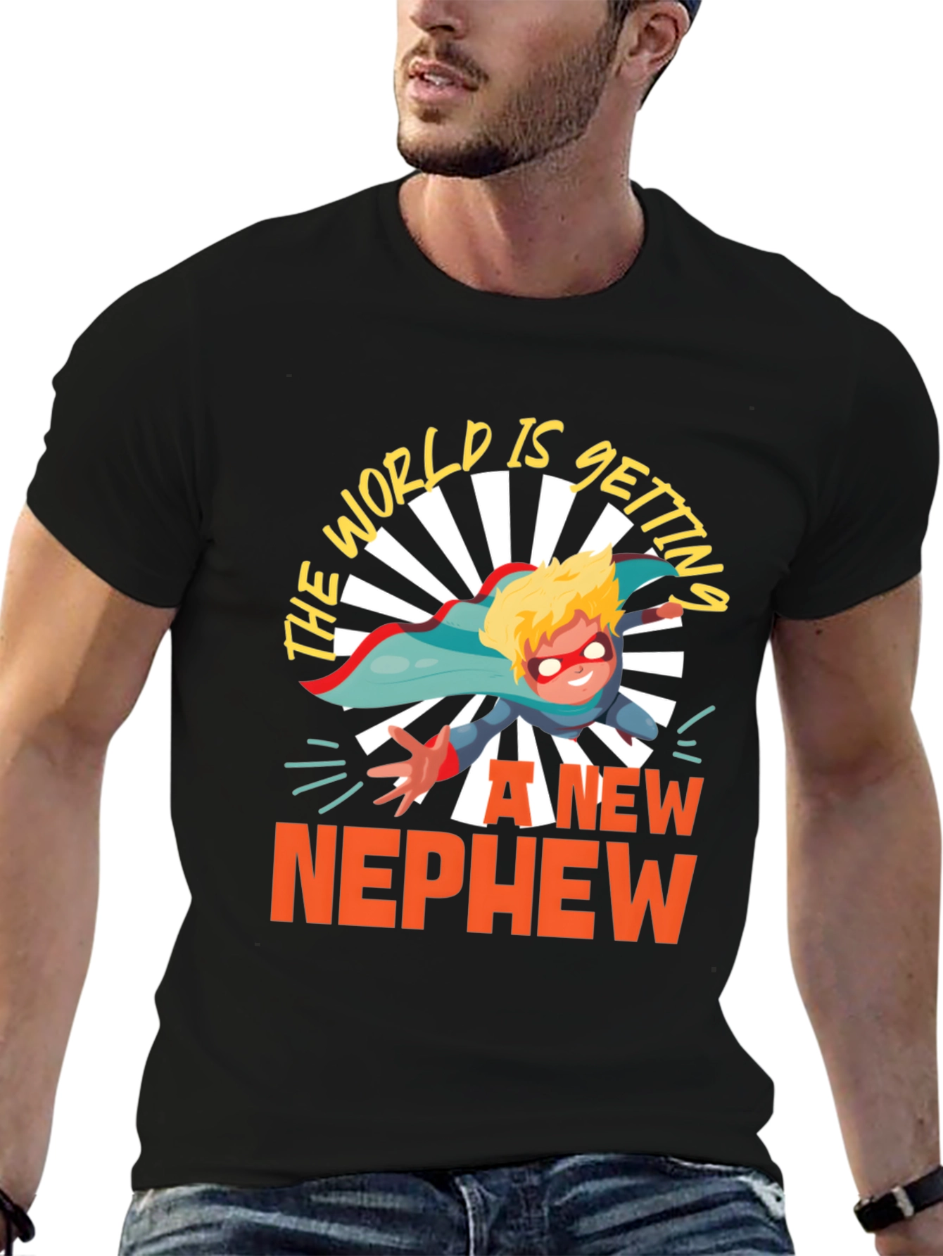 New Nephew T-Shirt Superhero Gift