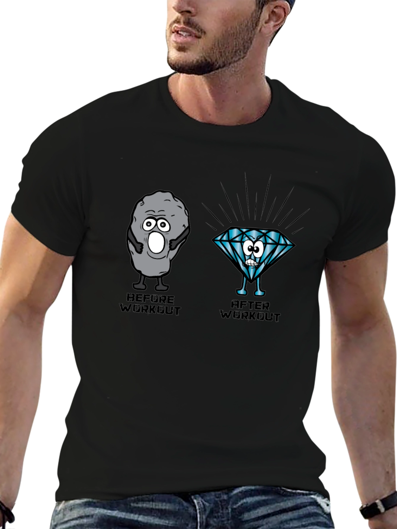 Workout Transformation Graphic Tee