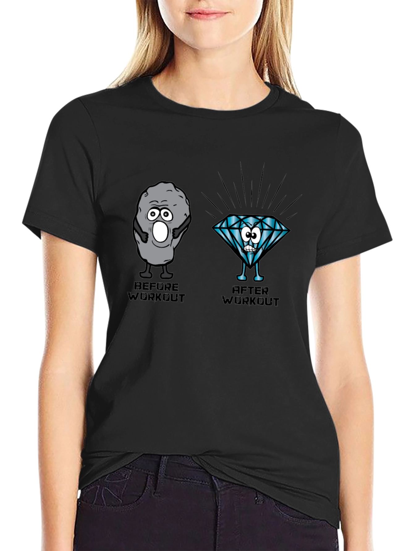 Workout Transformation Graphic Tee