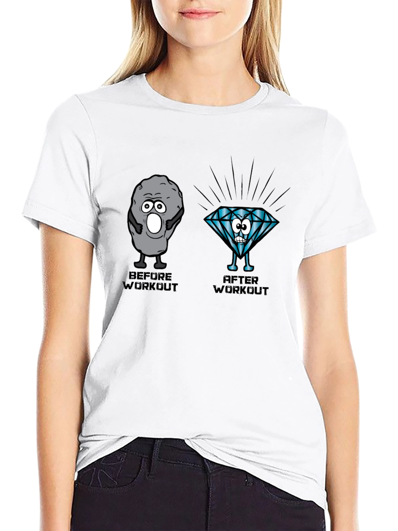 Workout Transformation Graphic Tee