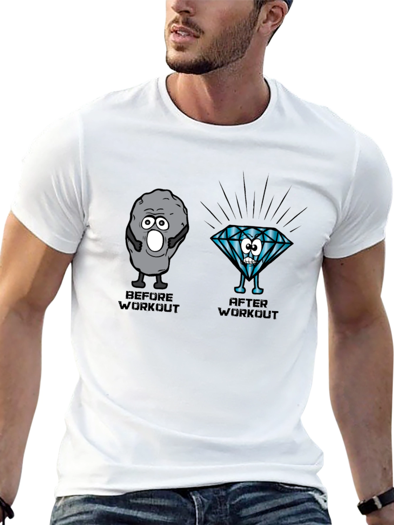 Workout Transformation Graphic Tee