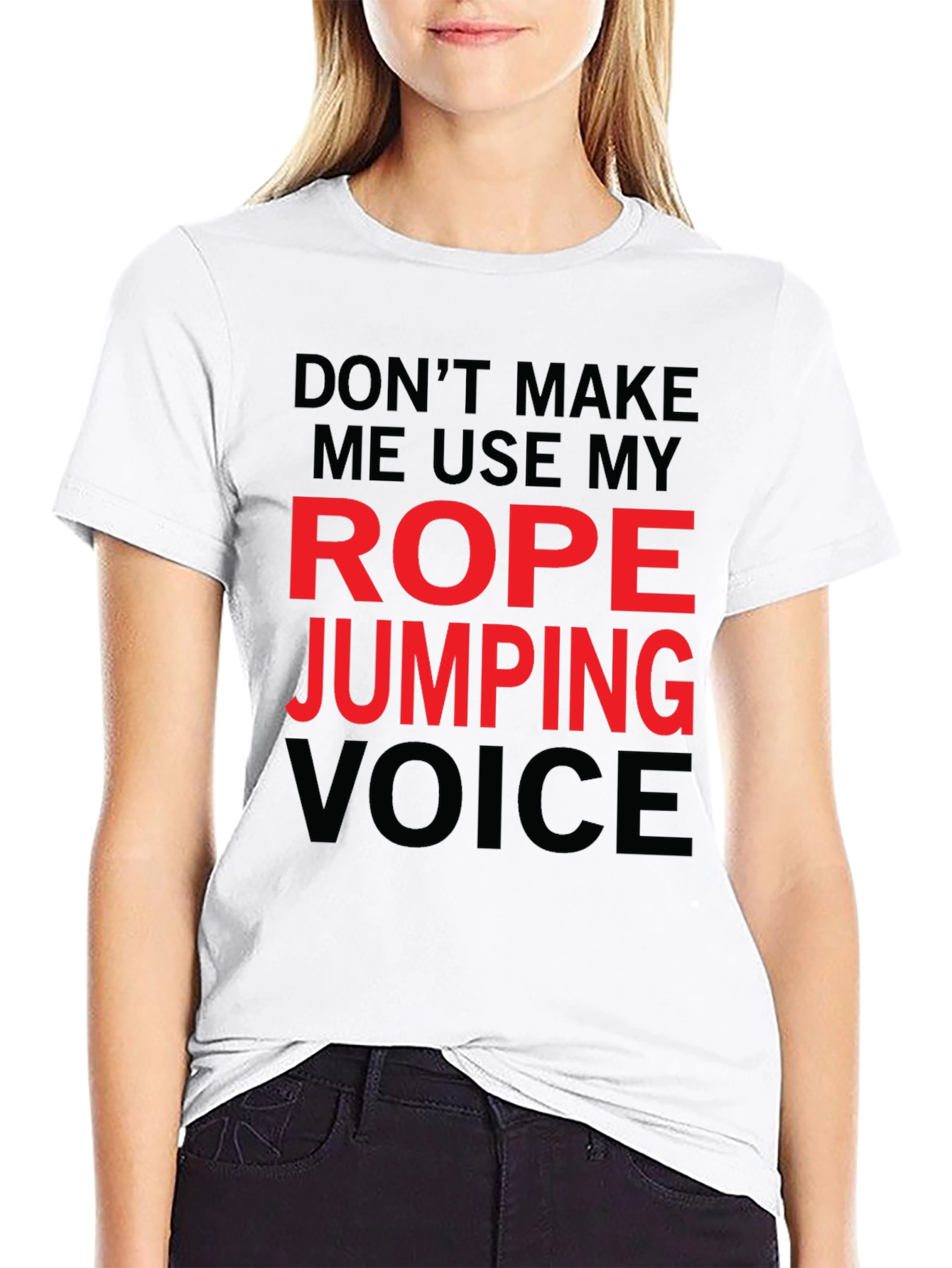 Rope Jumping Voice Funny T-Shirt