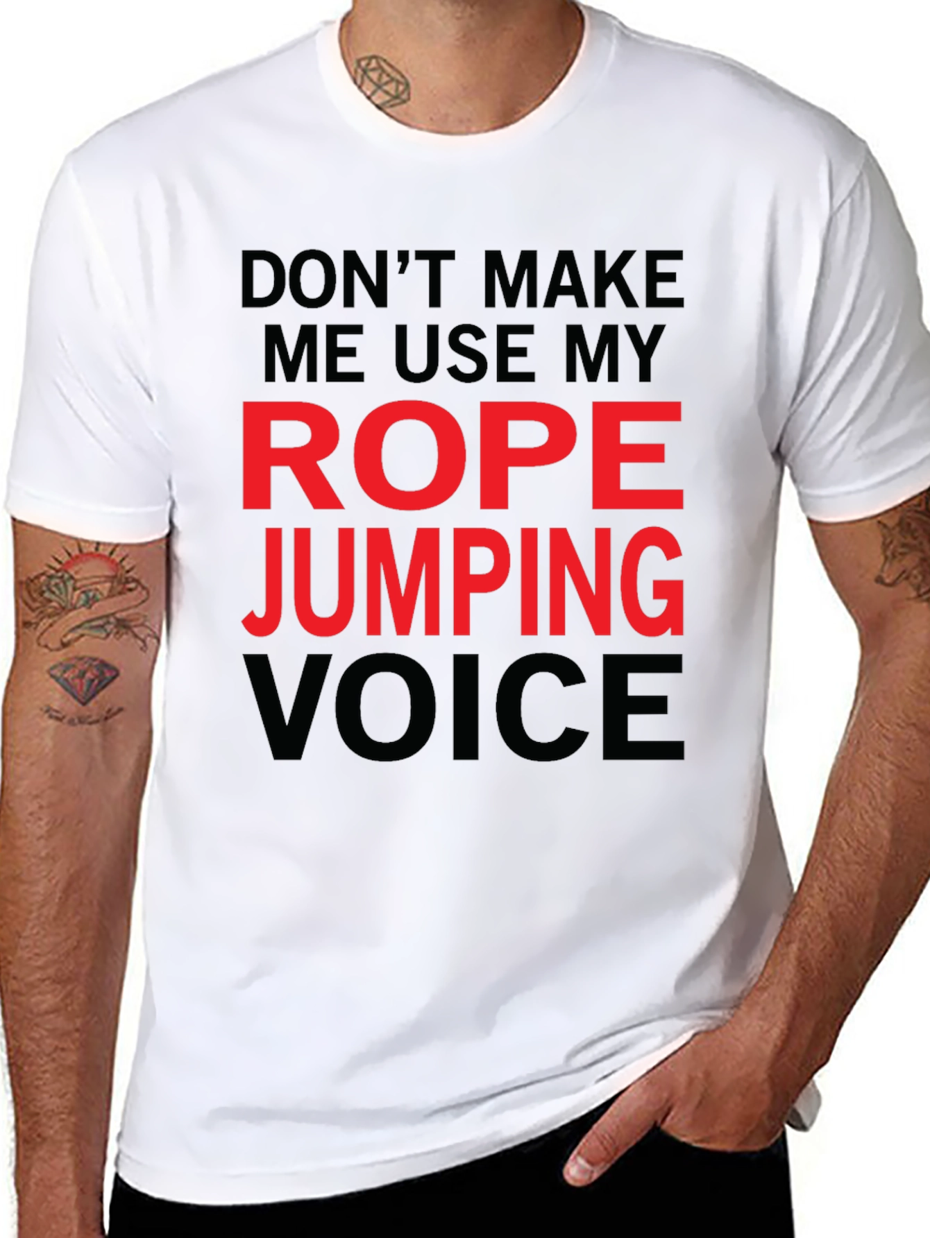 Rope Jumping Voice Funny T-Shirt