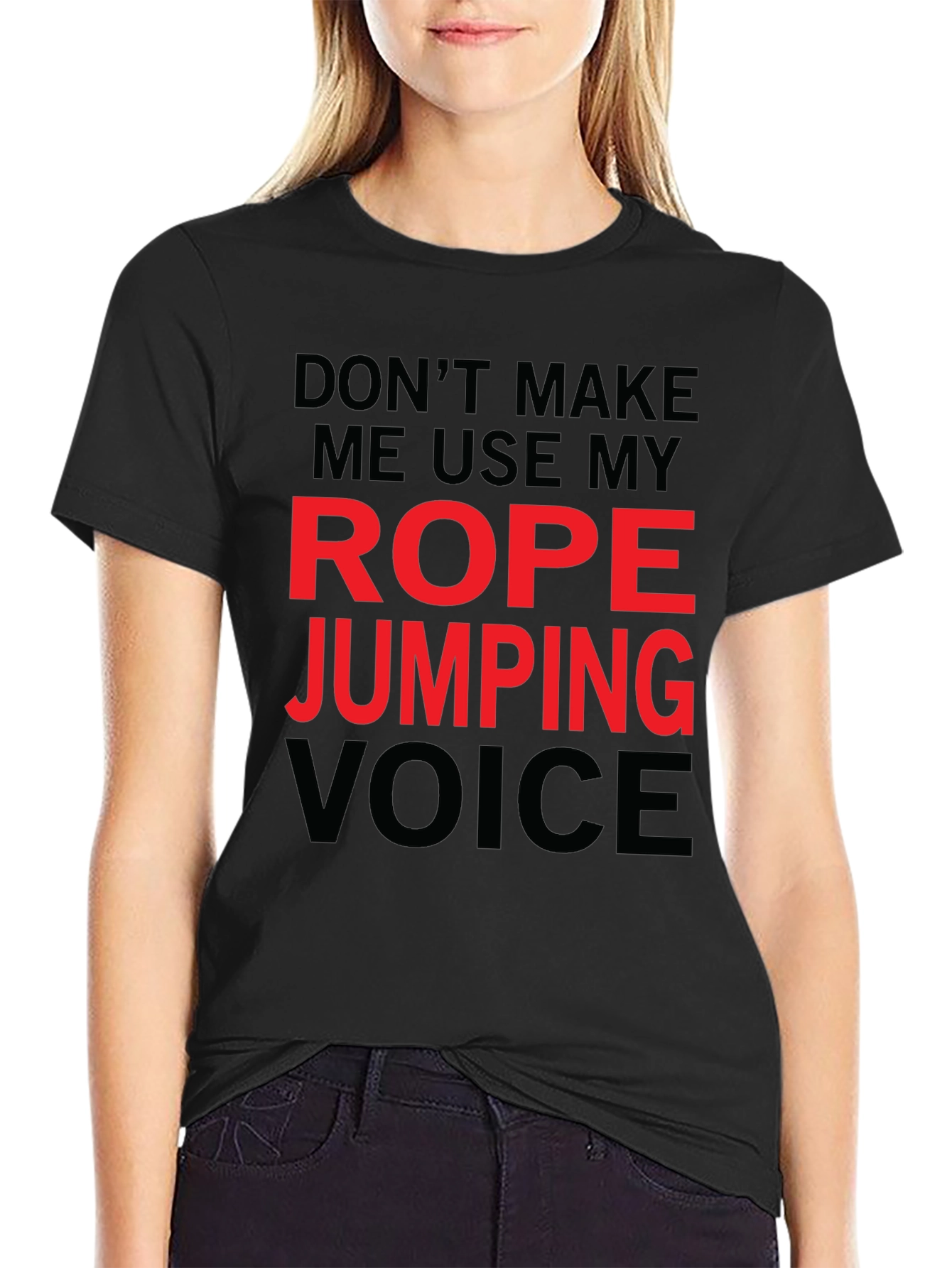 Rope Jumping Voice Funny T-Shirt