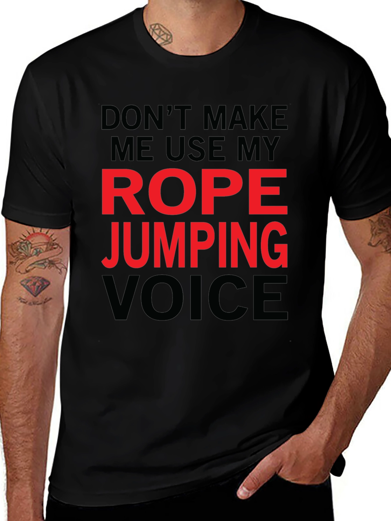 Rope Jumping Voice Funny T-Shirt