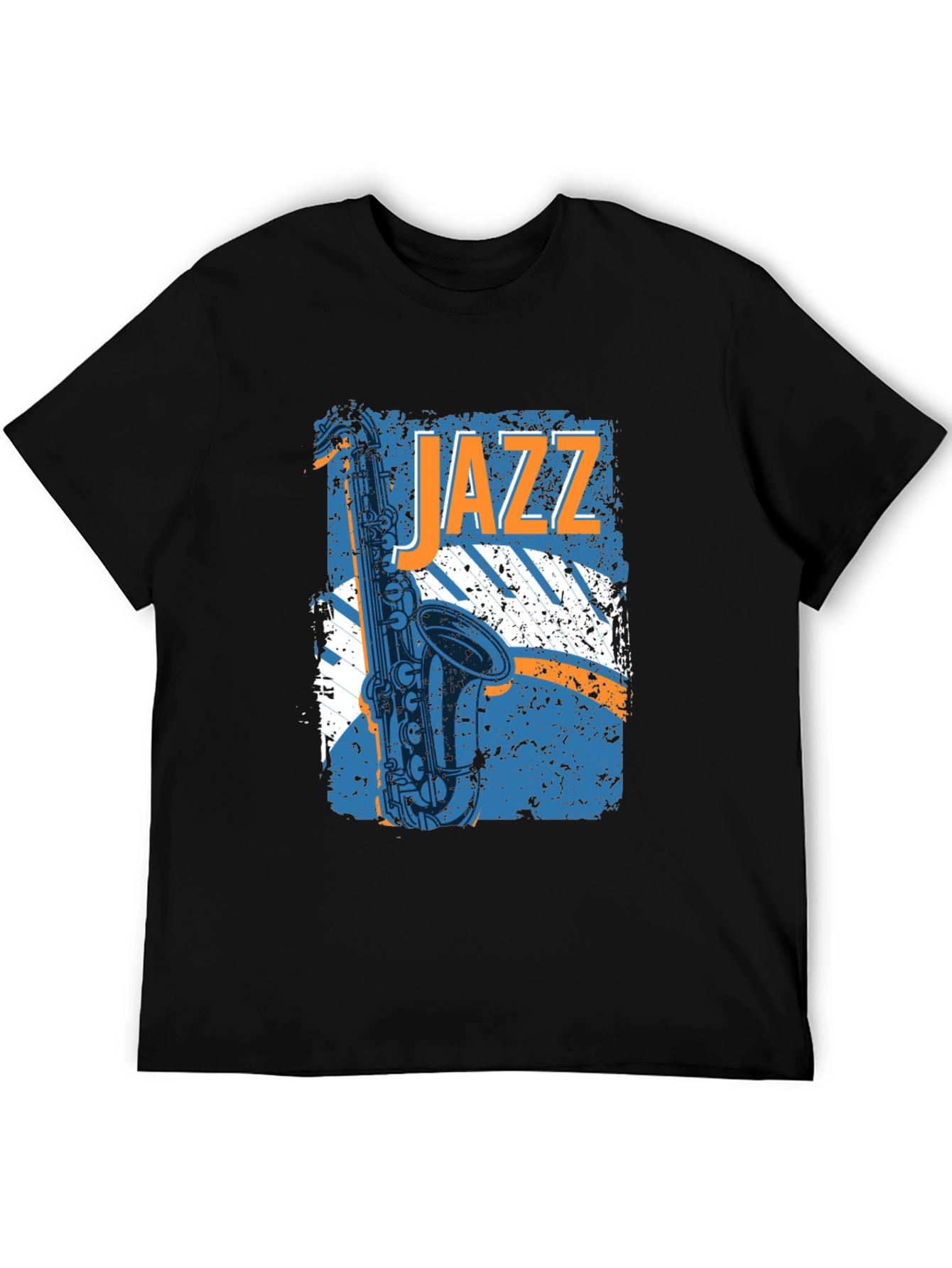 Jazz Saxophone Graphic T-Shirt - Music Lover Tee