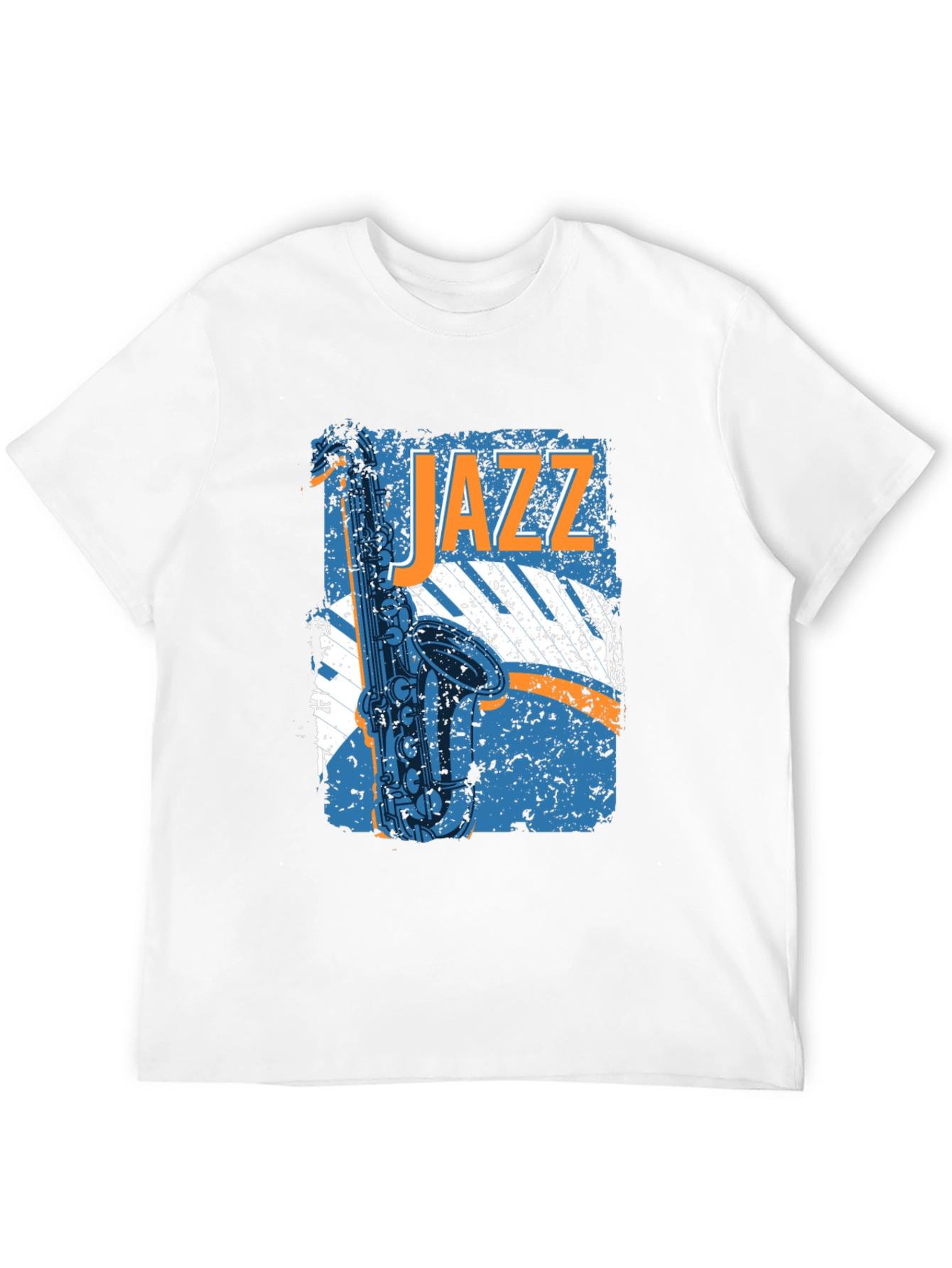 Jazz Saxophone Graphic T-Shirt - Music Lover Tee