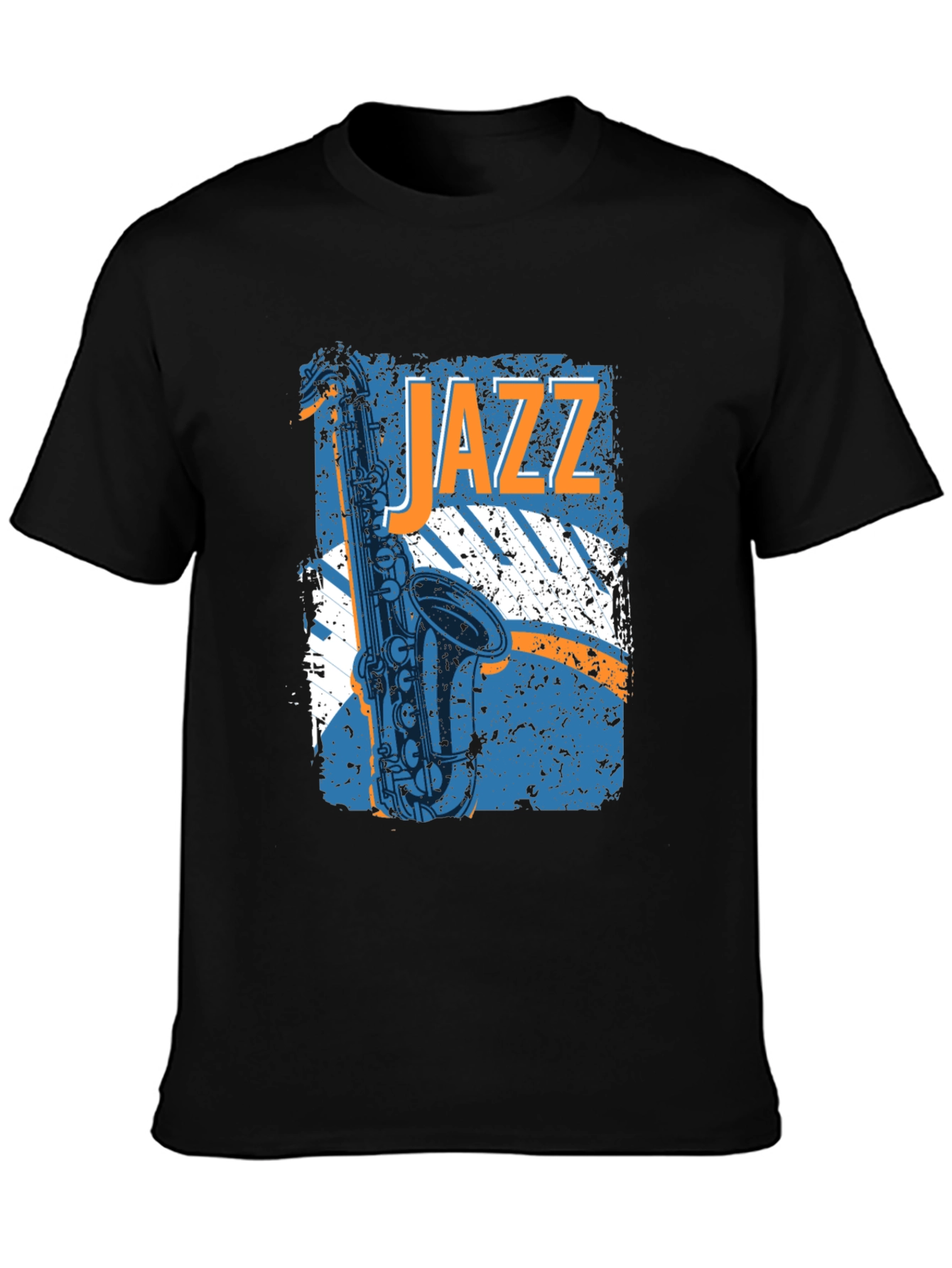 Jazz Saxophone Graphic T-Shirt - Music Lover Tee