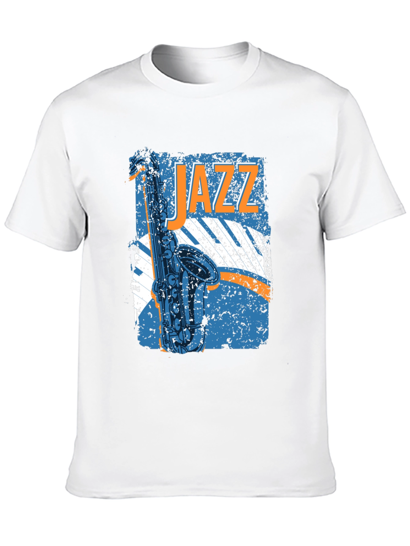 Jazz Saxophone Graphic T-Shirt - Music Lover Tee