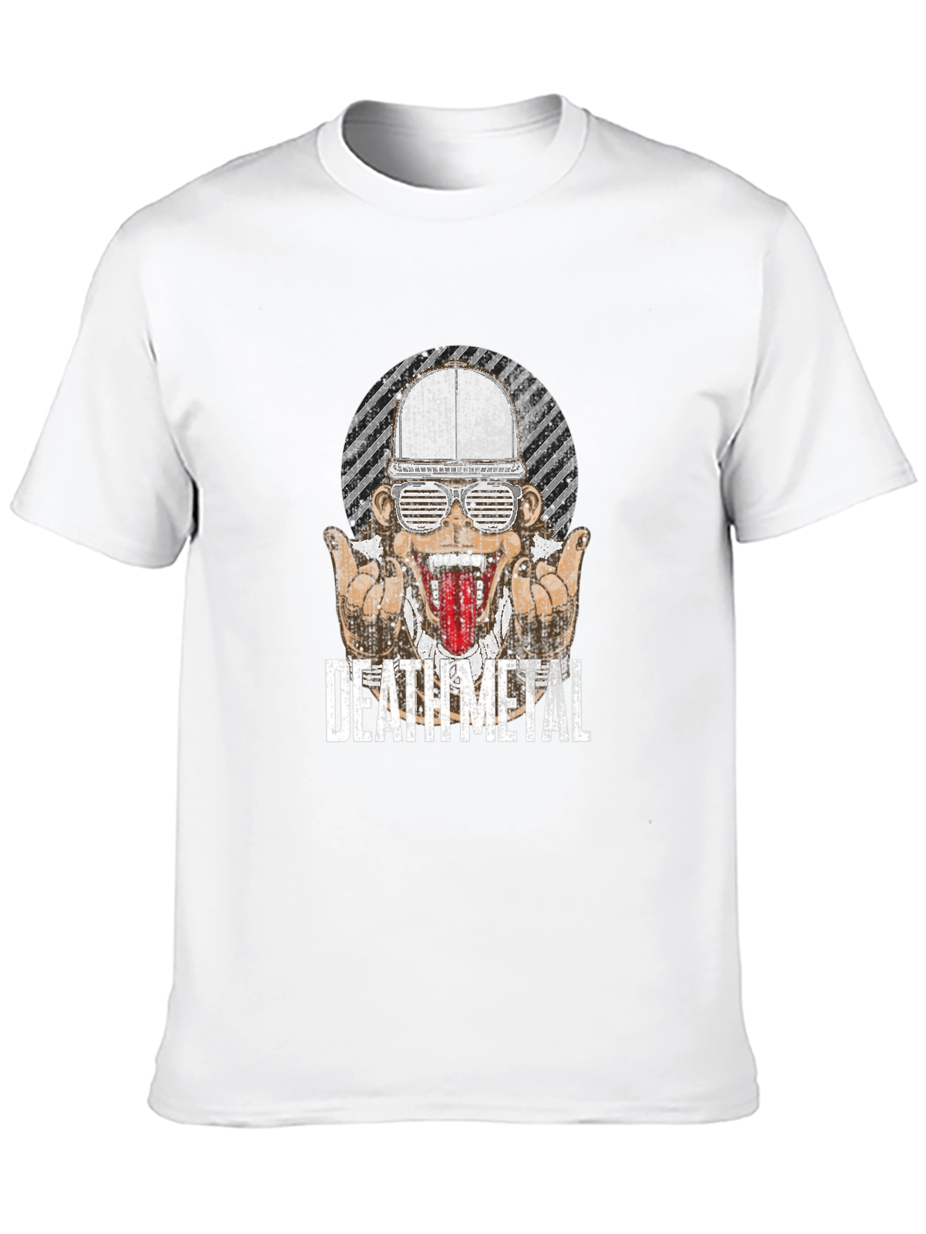 Death Metal Graphic T-Shirt - Edgy Design