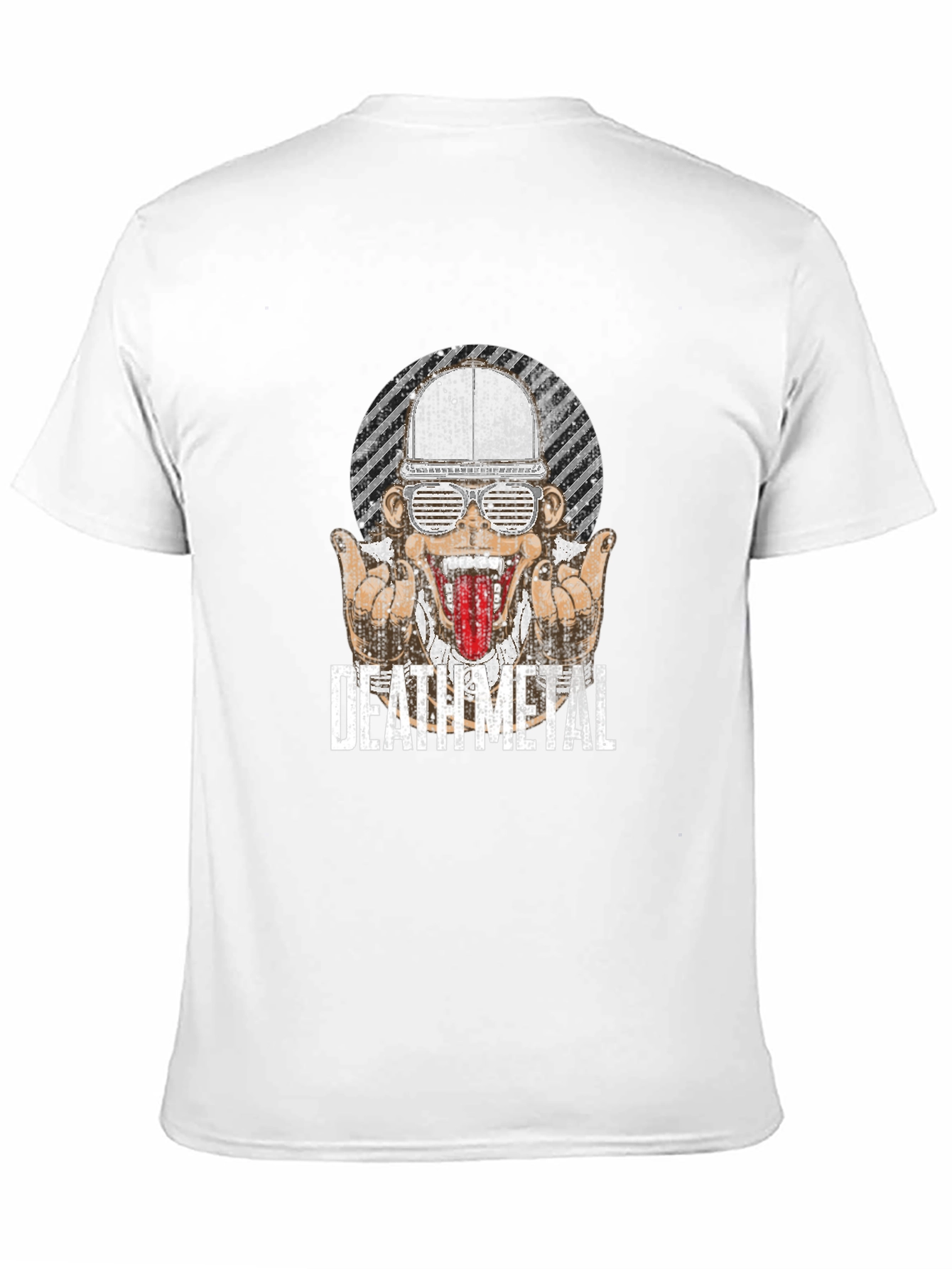 Death Metal Graphic T-Shirt - Edgy Design