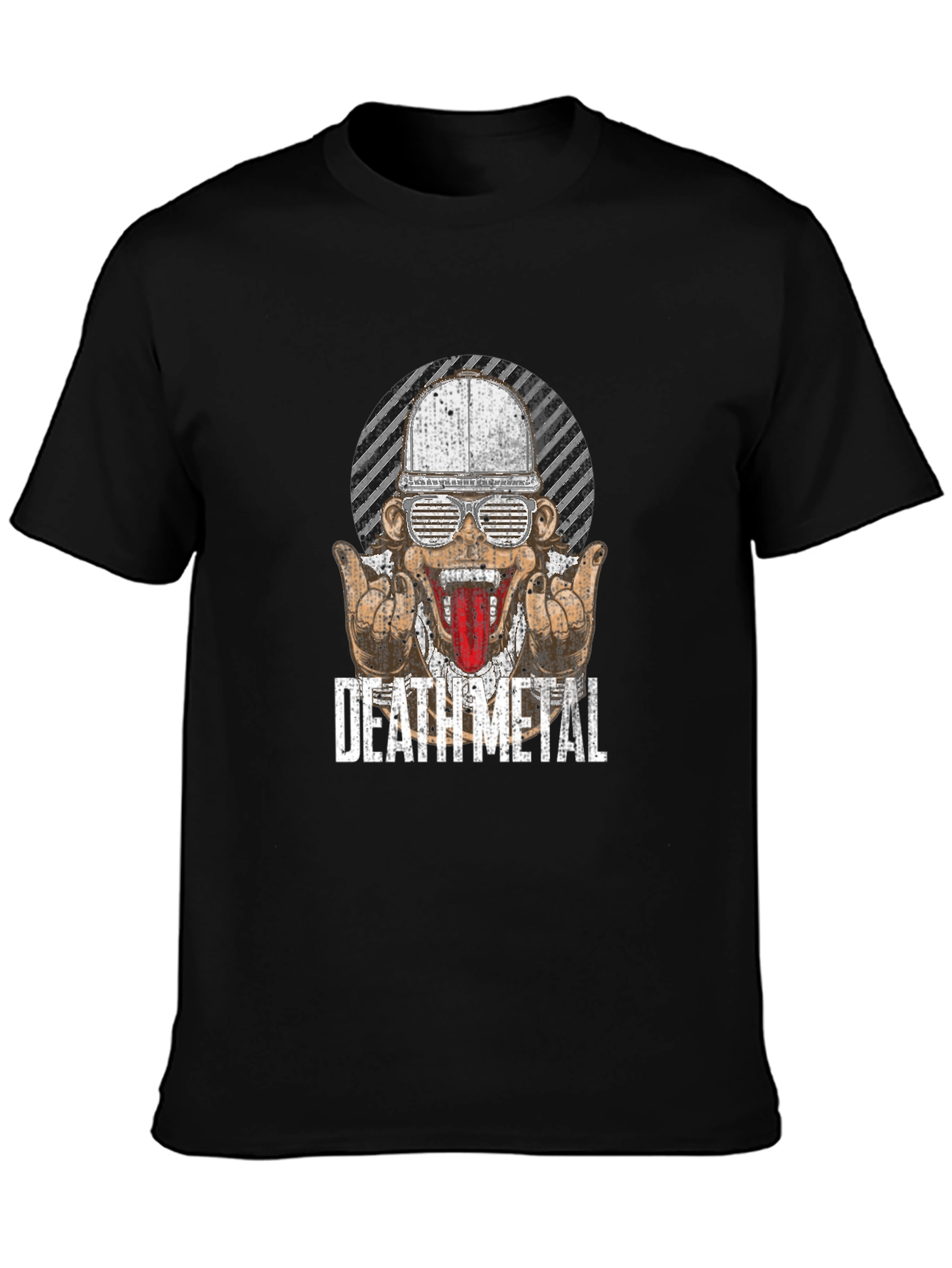 Death Metal Graphic T-Shirt - Edgy Design