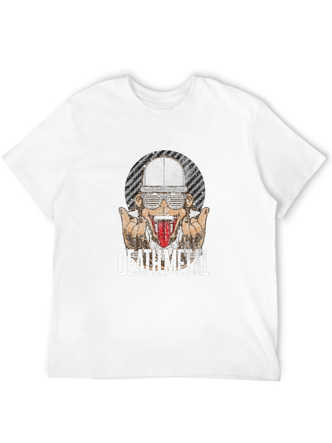 Death Metal Graphic T-Shirt - Edgy Design