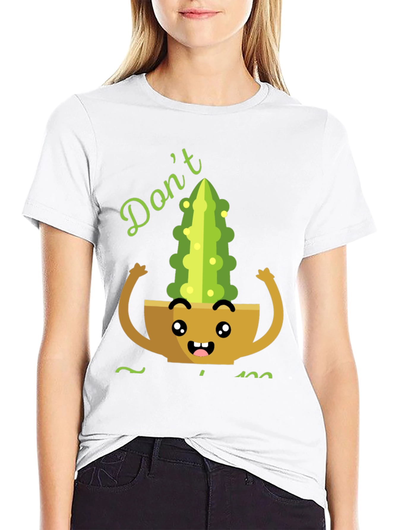 Funny Cactus Pun T-Shirt - Dont Succ Me