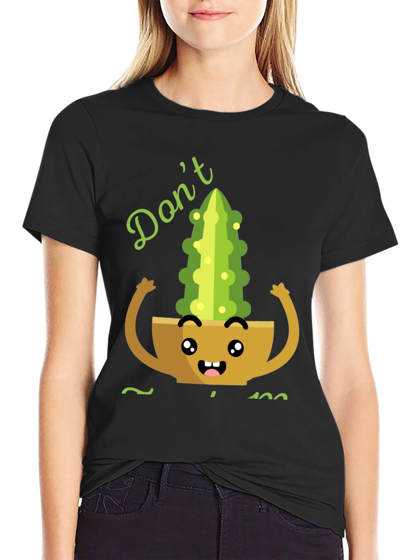 Funny Cactus Pun T-Shirt - Dont Succ Me