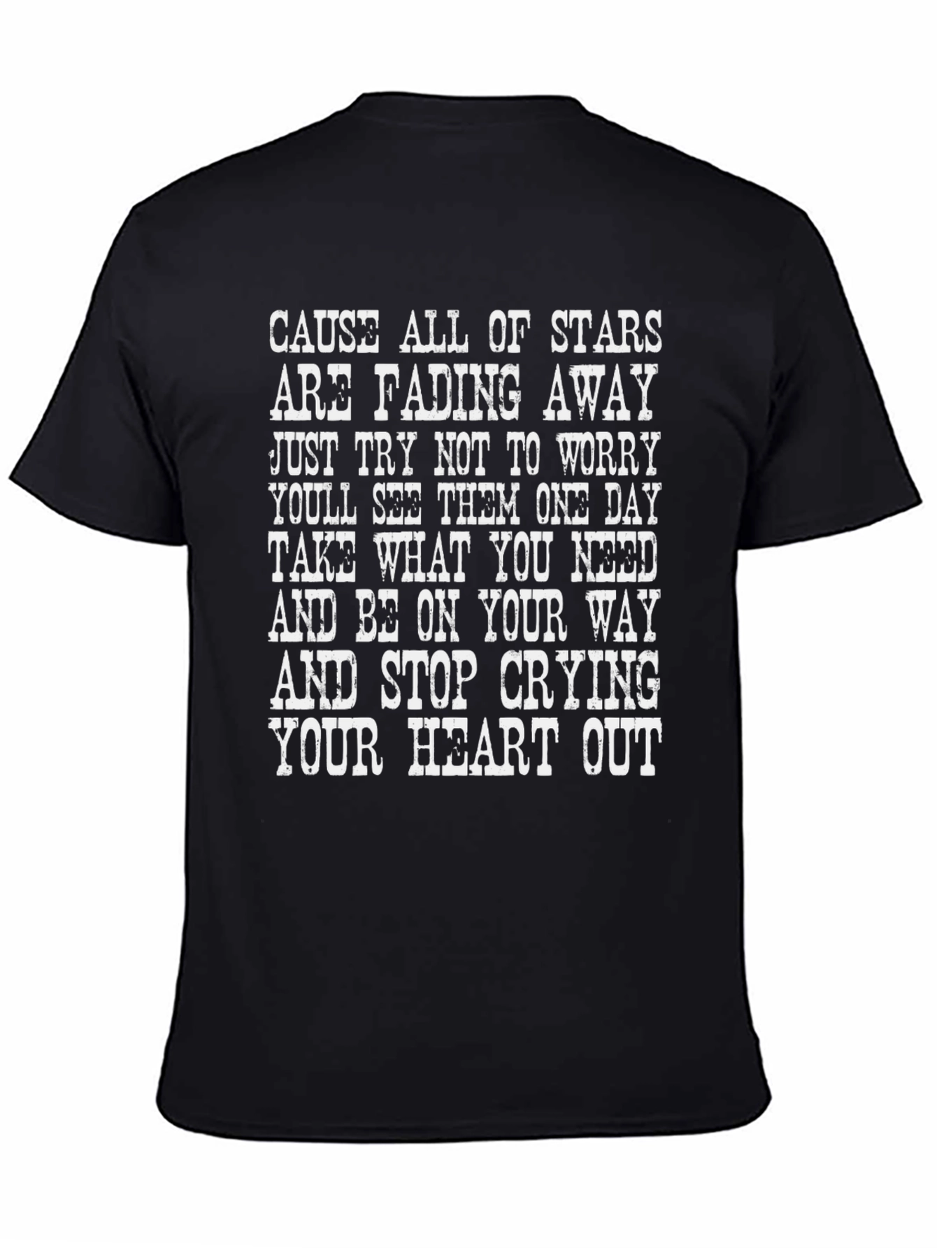 Stars Fading Away Graphic Tee