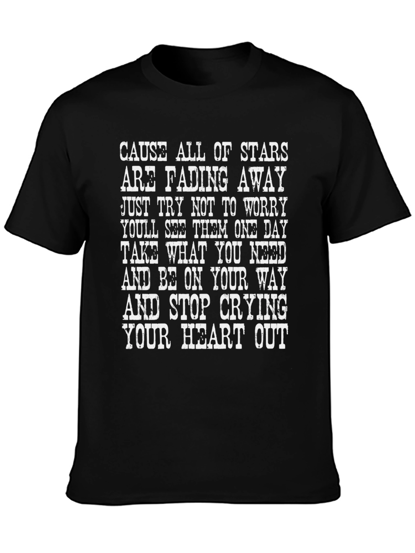 Stars Fading Away Graphic Tee
