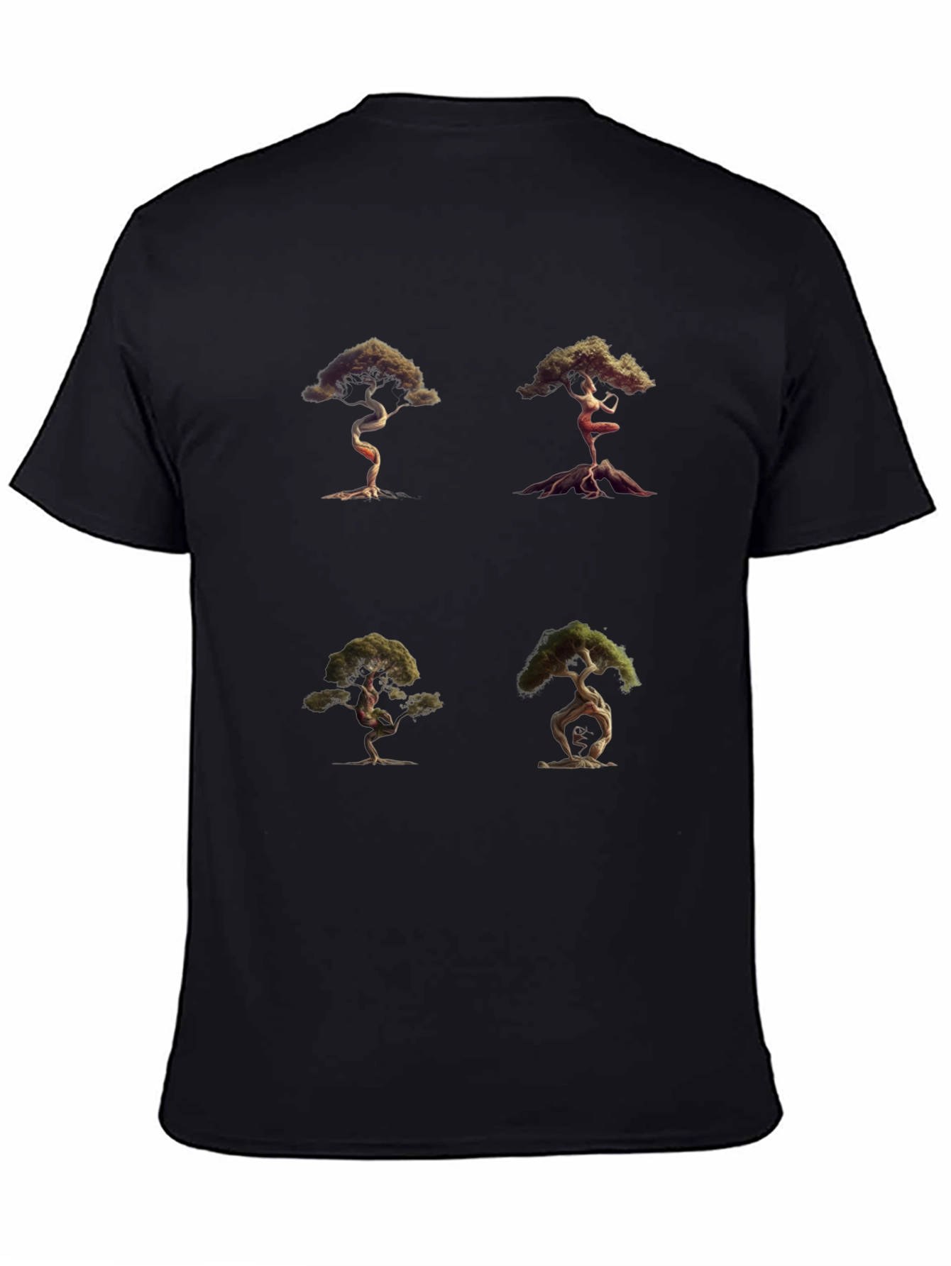 Bonsai Tree Graphic Tee - Unique Nature Art Shirt
