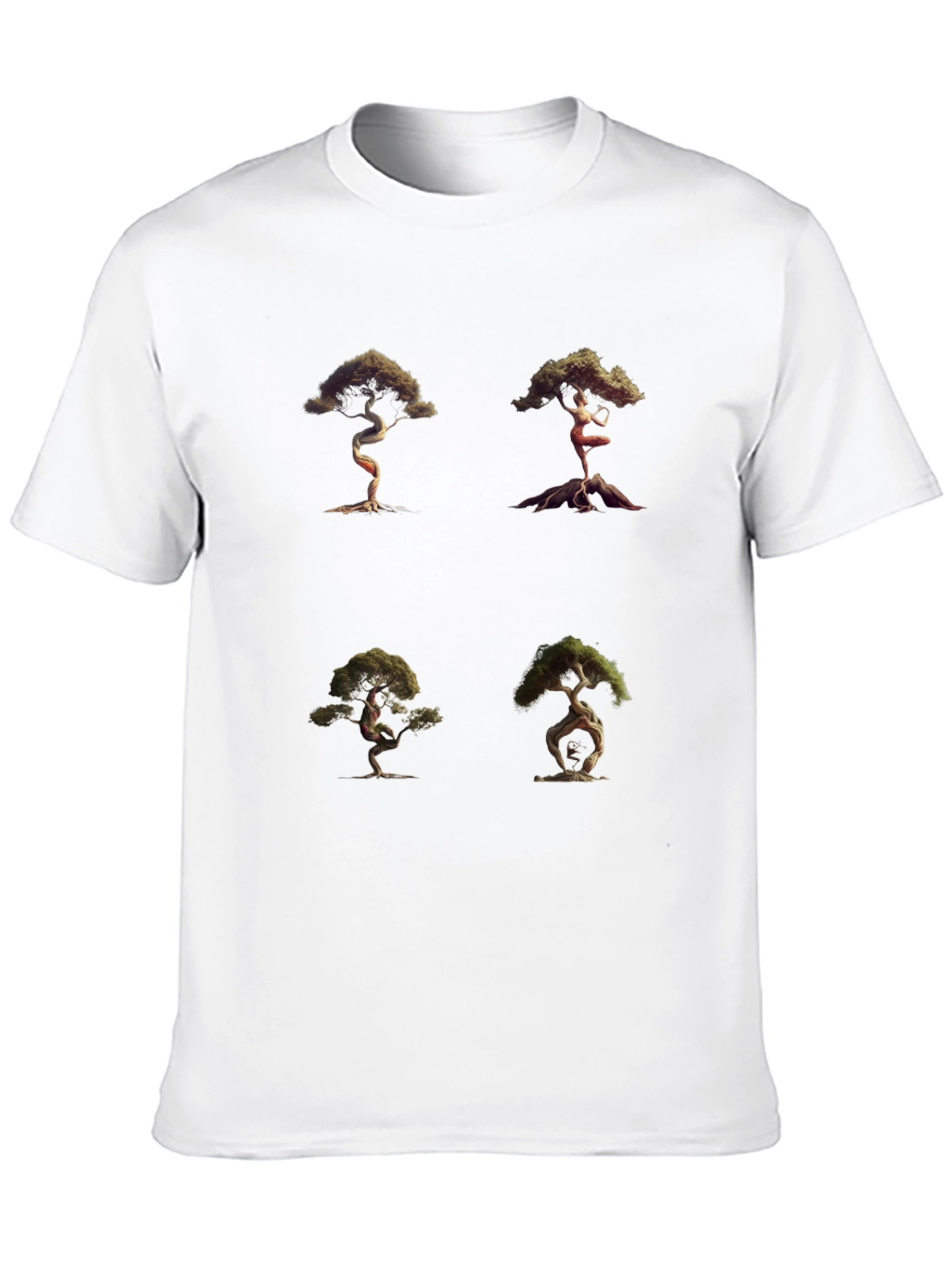 Bonsai Tree Graphic Tee - Unique Nature Art Shirt