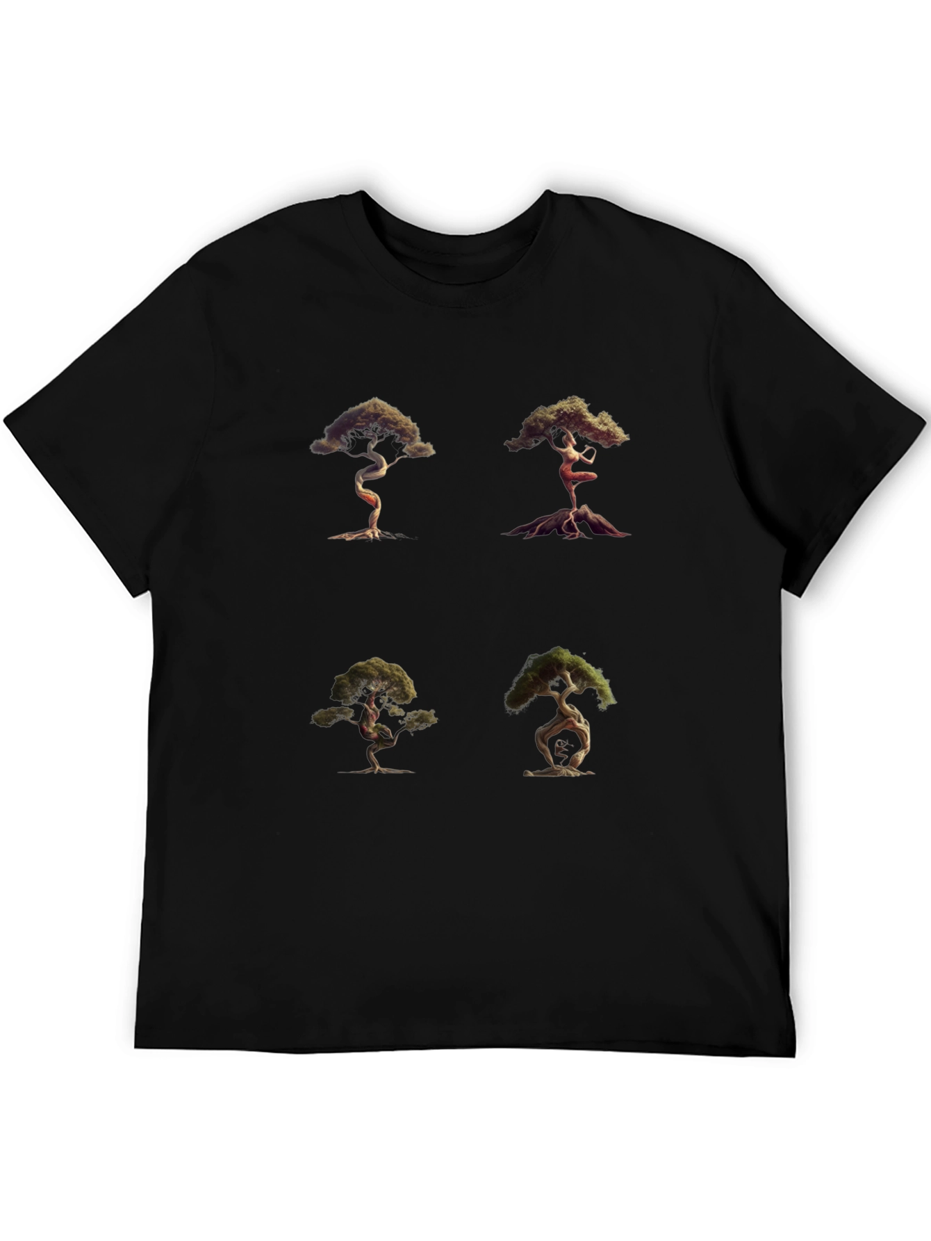 Bonsai Tree Graphic Tee - Unique Nature Art Shirt
