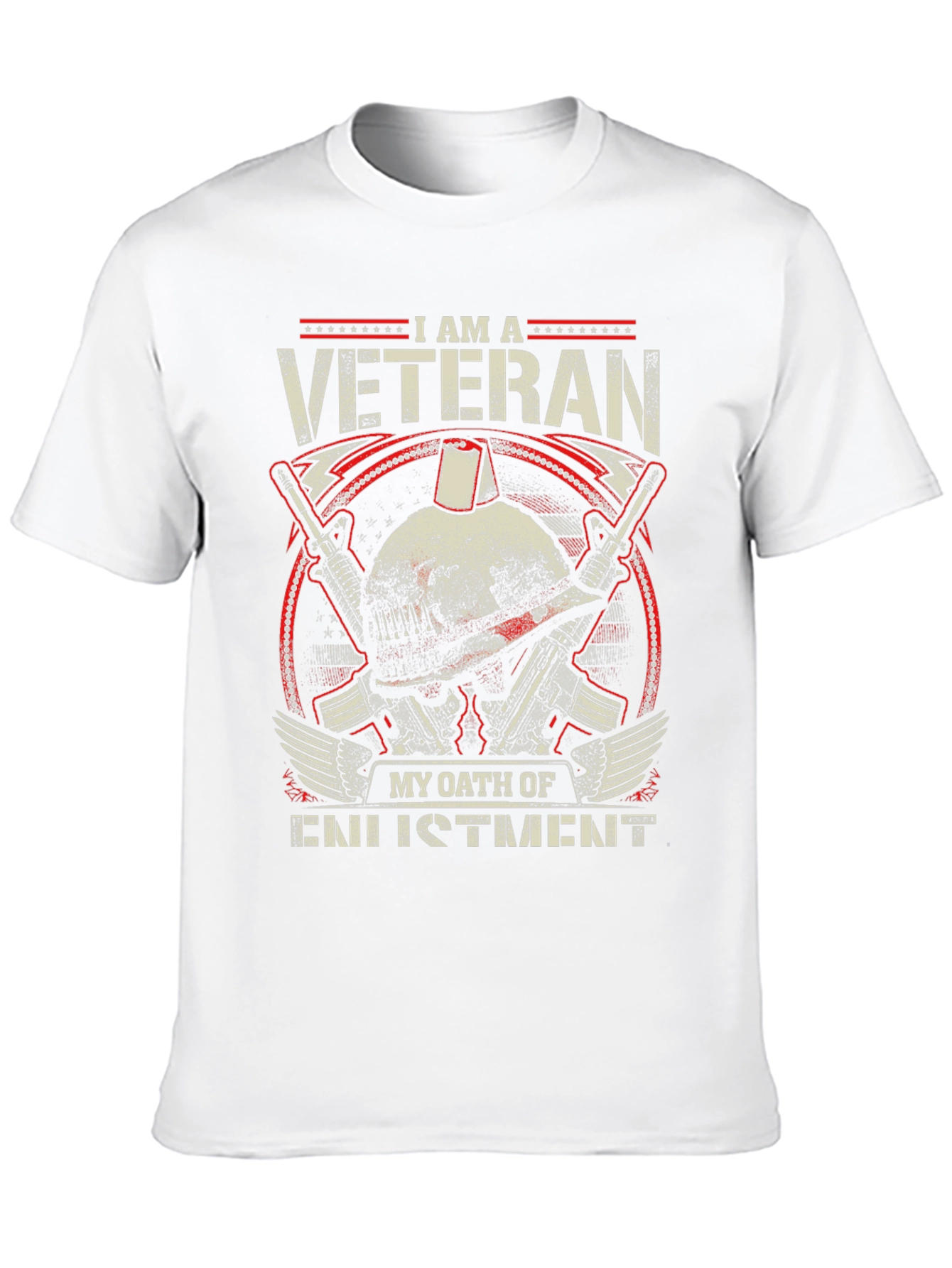 I am a Veteran T-Shirt - Military Oath Design
