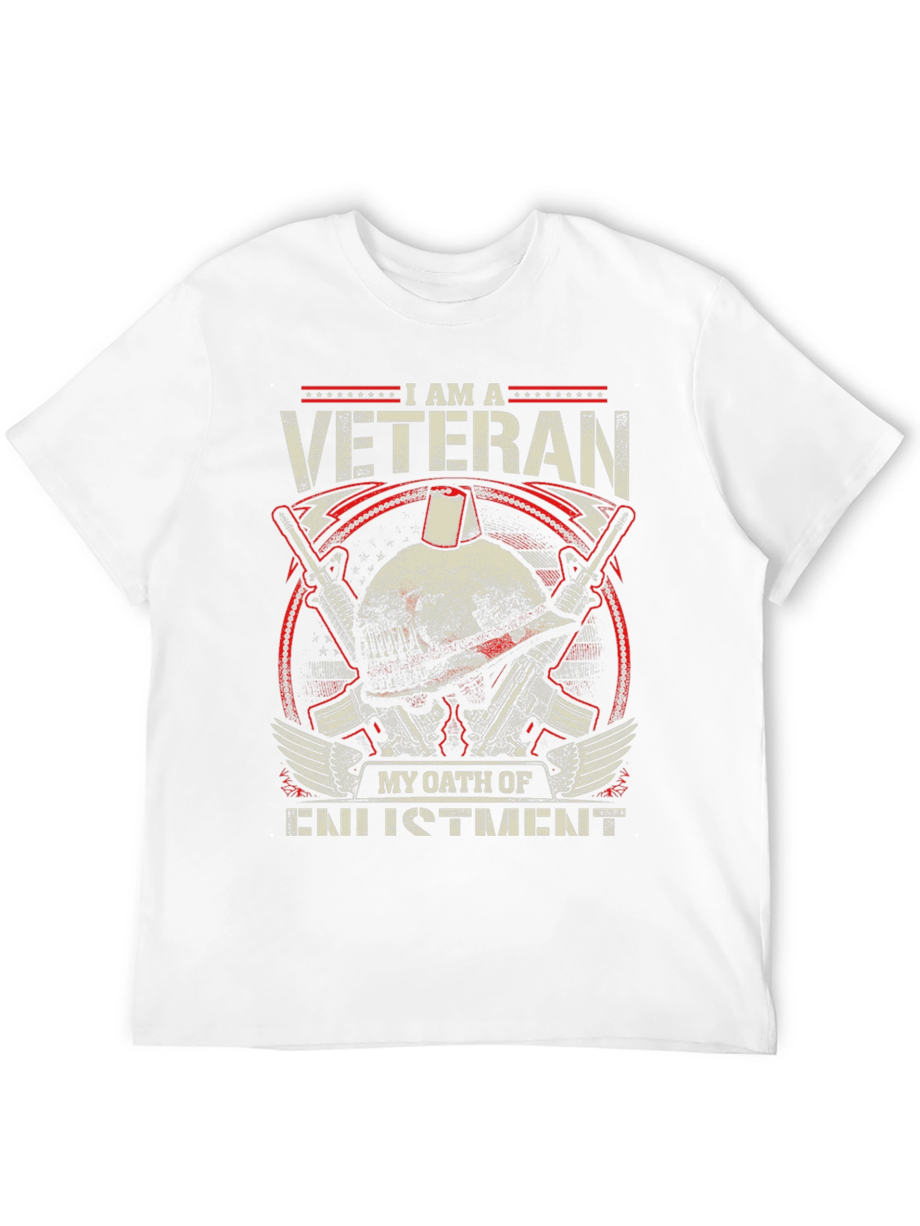I am a Veteran T-Shirt - Military Oath Design