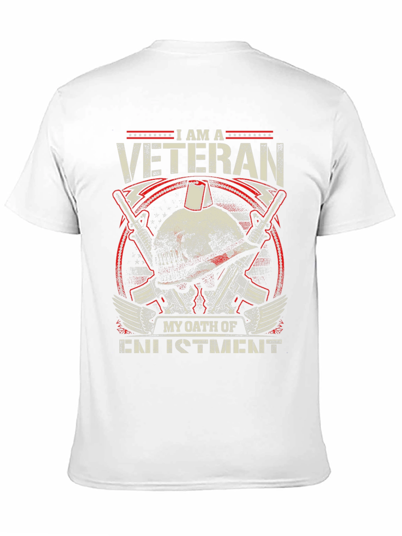 I am a Veteran T-Shirt - Military Oath Design