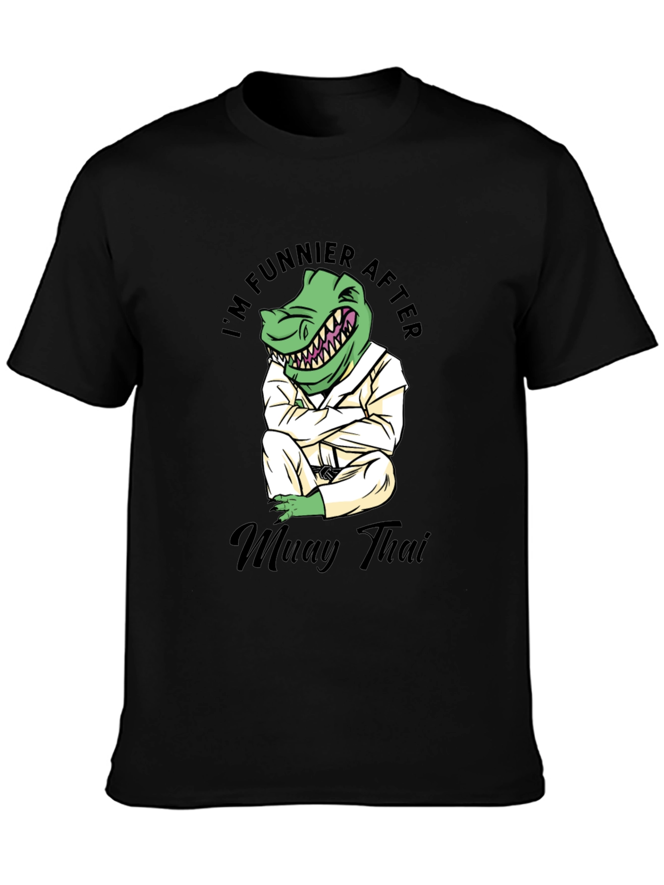 Funny Muay Thai Dinosaur T-Shirt