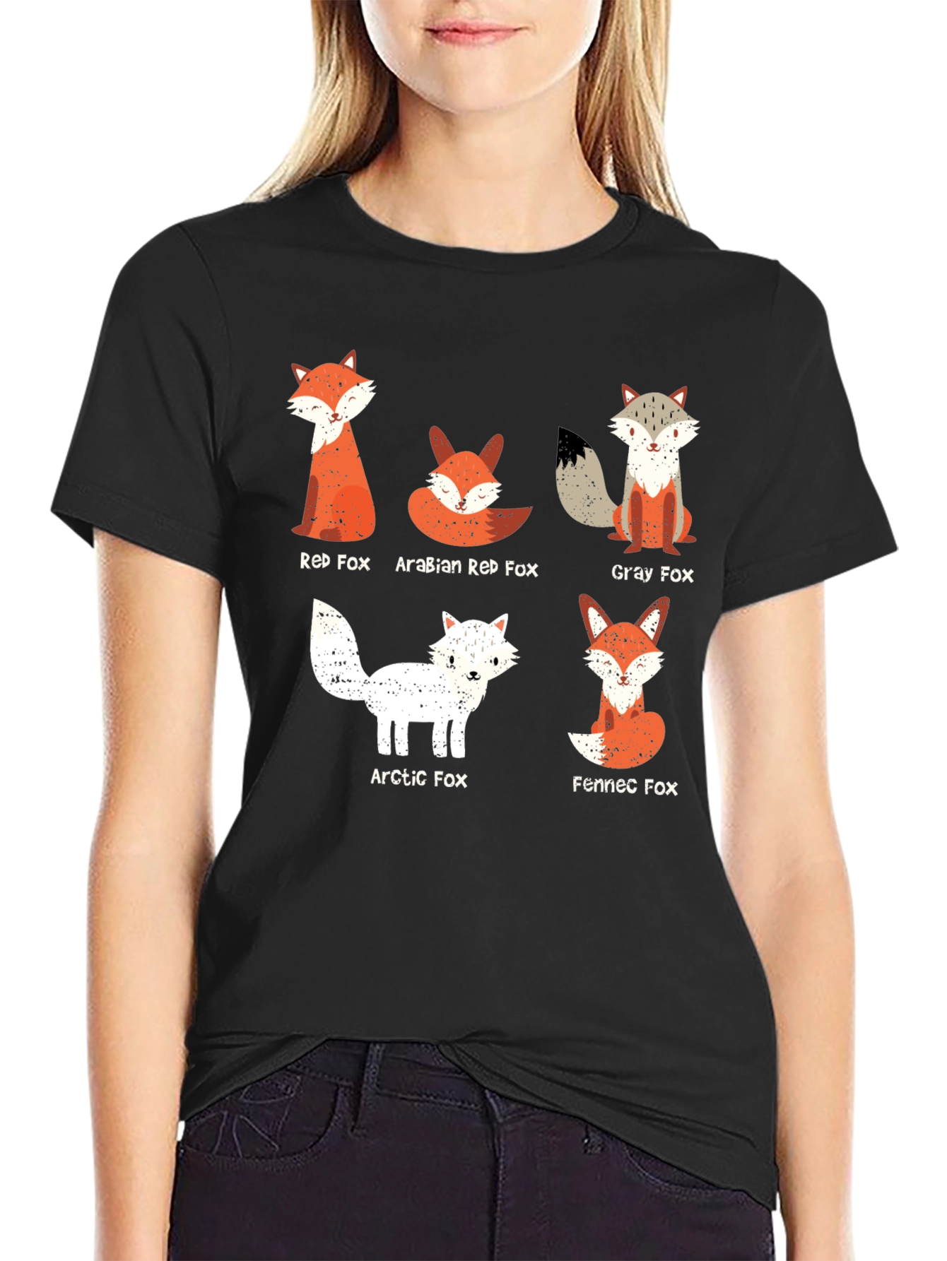 Fox Breed Graphic Tee - Mens Black Cotton T-Shirt