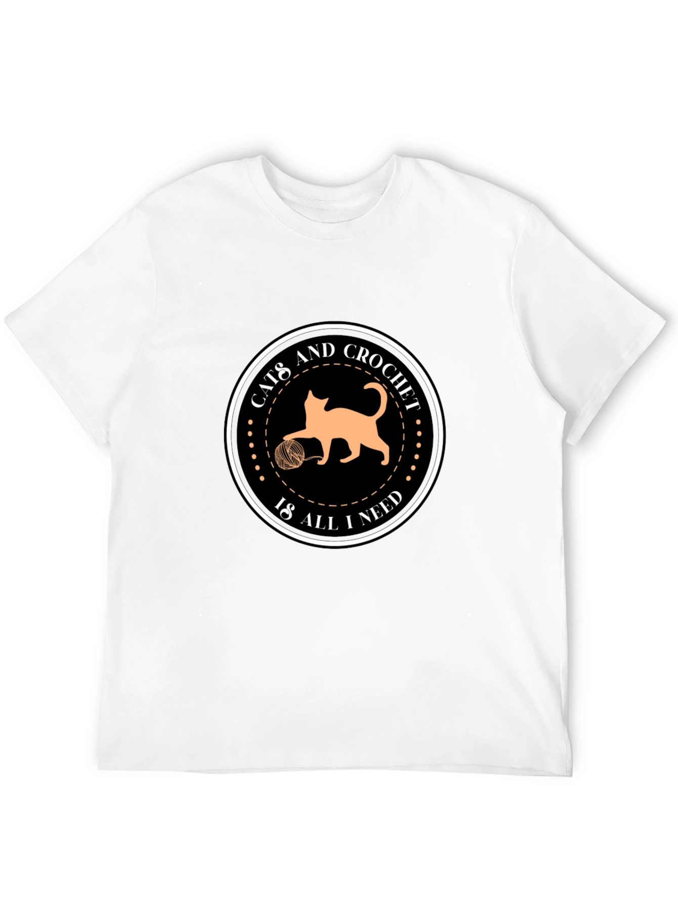 Cats and Crochet Graphic T-Shirt