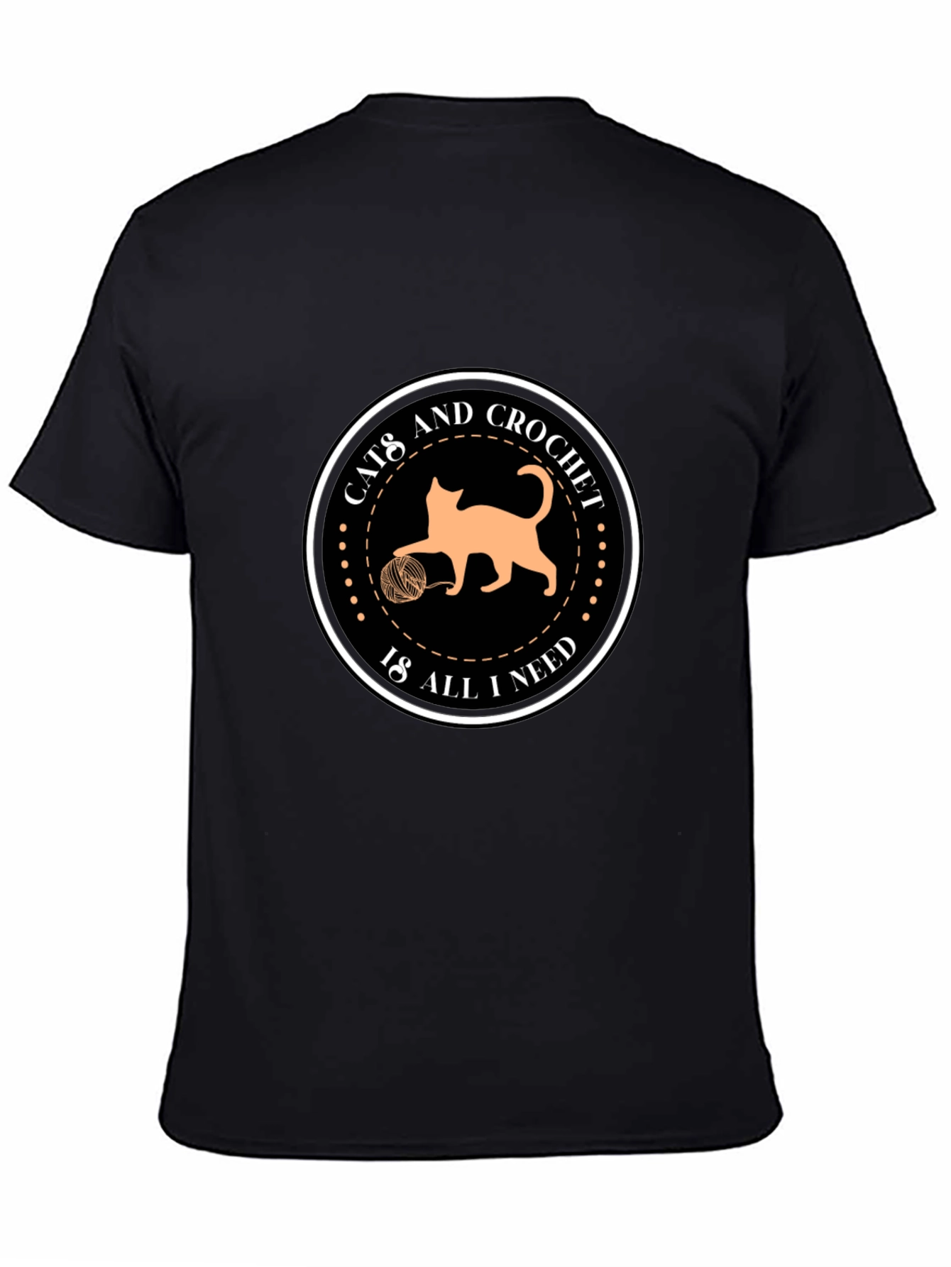 Cats and Crochet Graphic T-Shirt