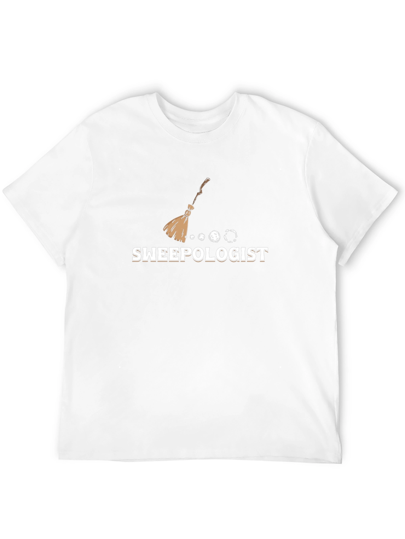 Sweepologist Black Cotton Graphic Tee