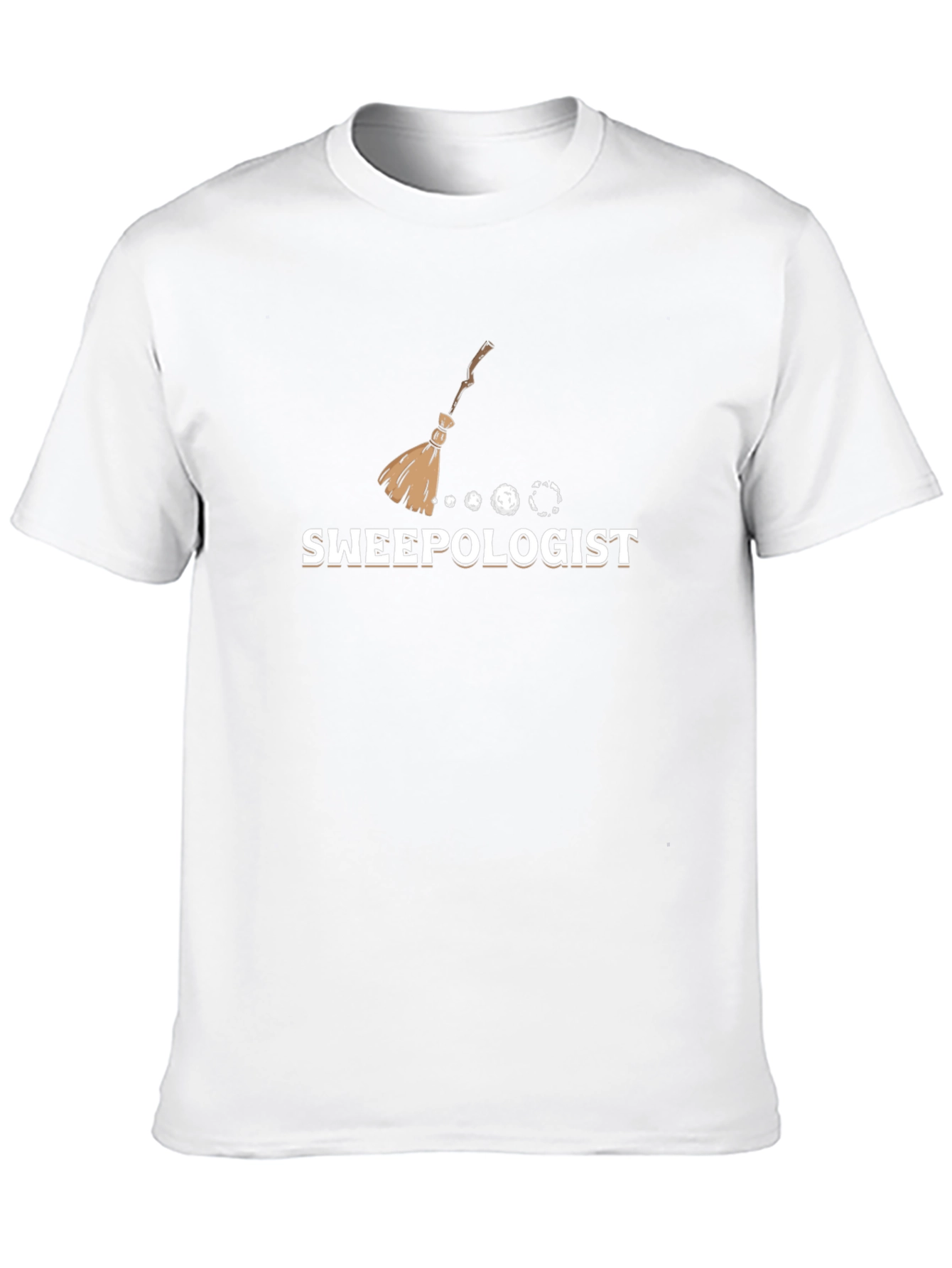 Sweepologist Black Cotton Graphic Tee