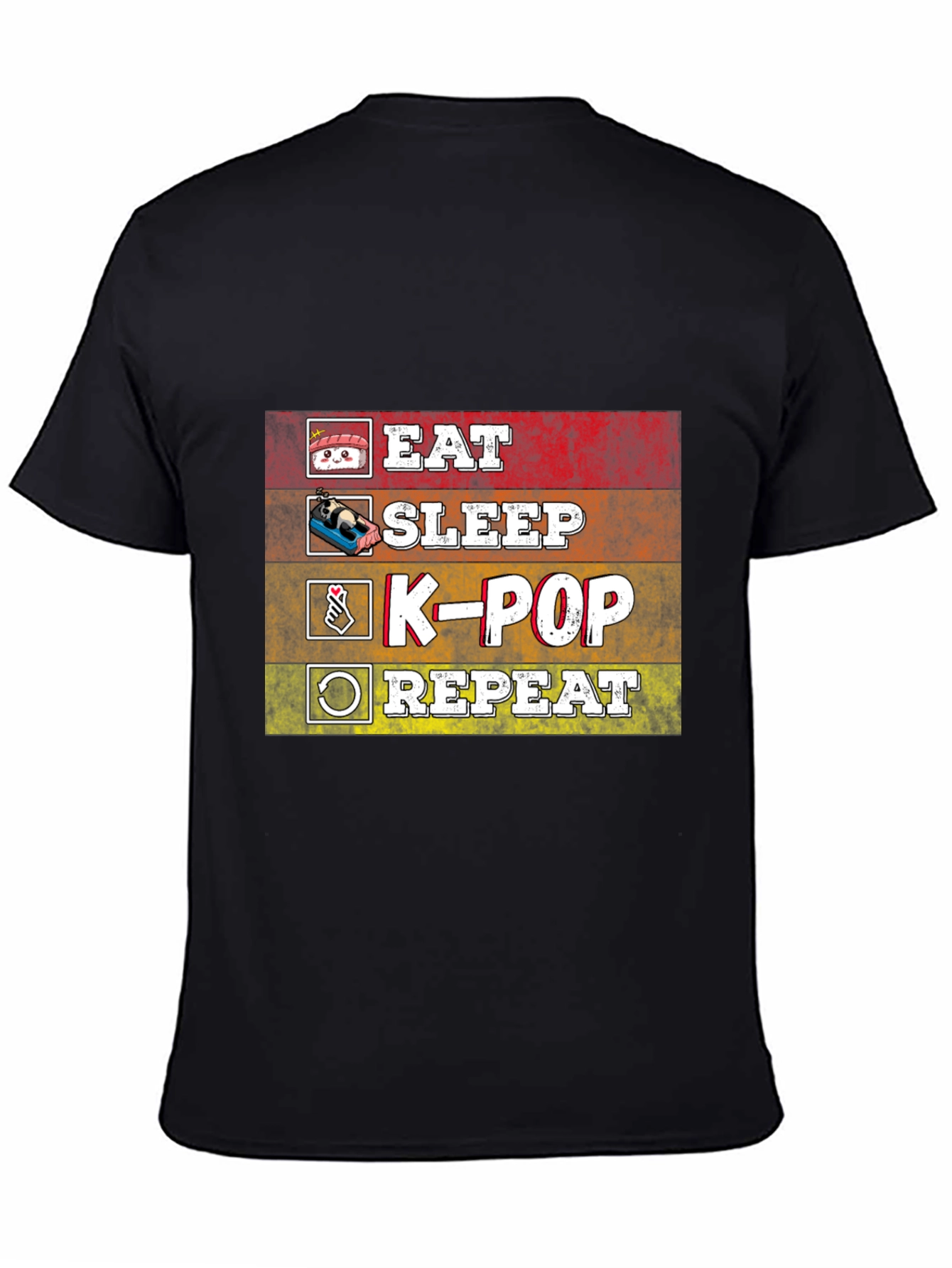 Eat Sleep K-Pop Repeat T-Shirt