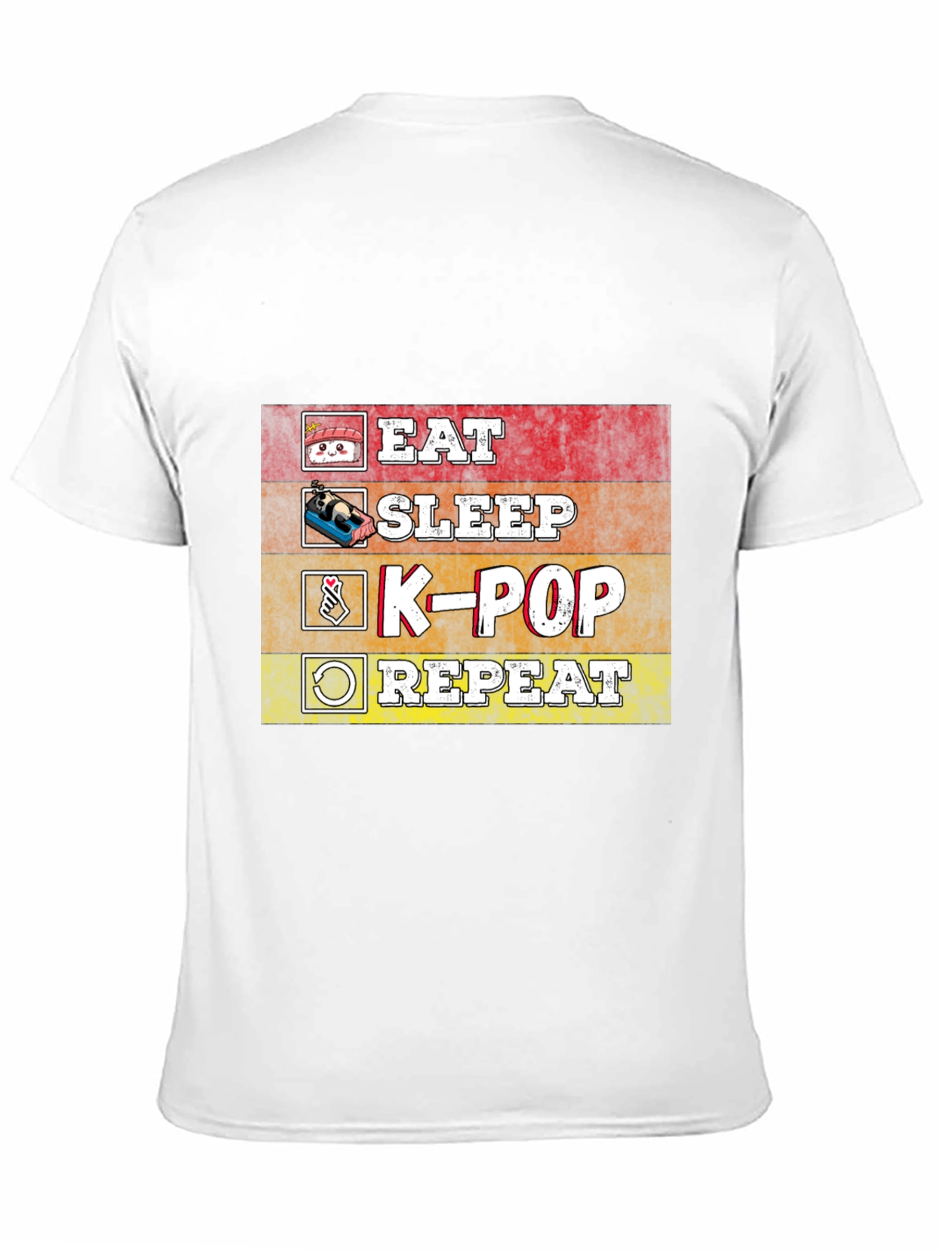 Eat Sleep K-Pop Repeat T-Shirt